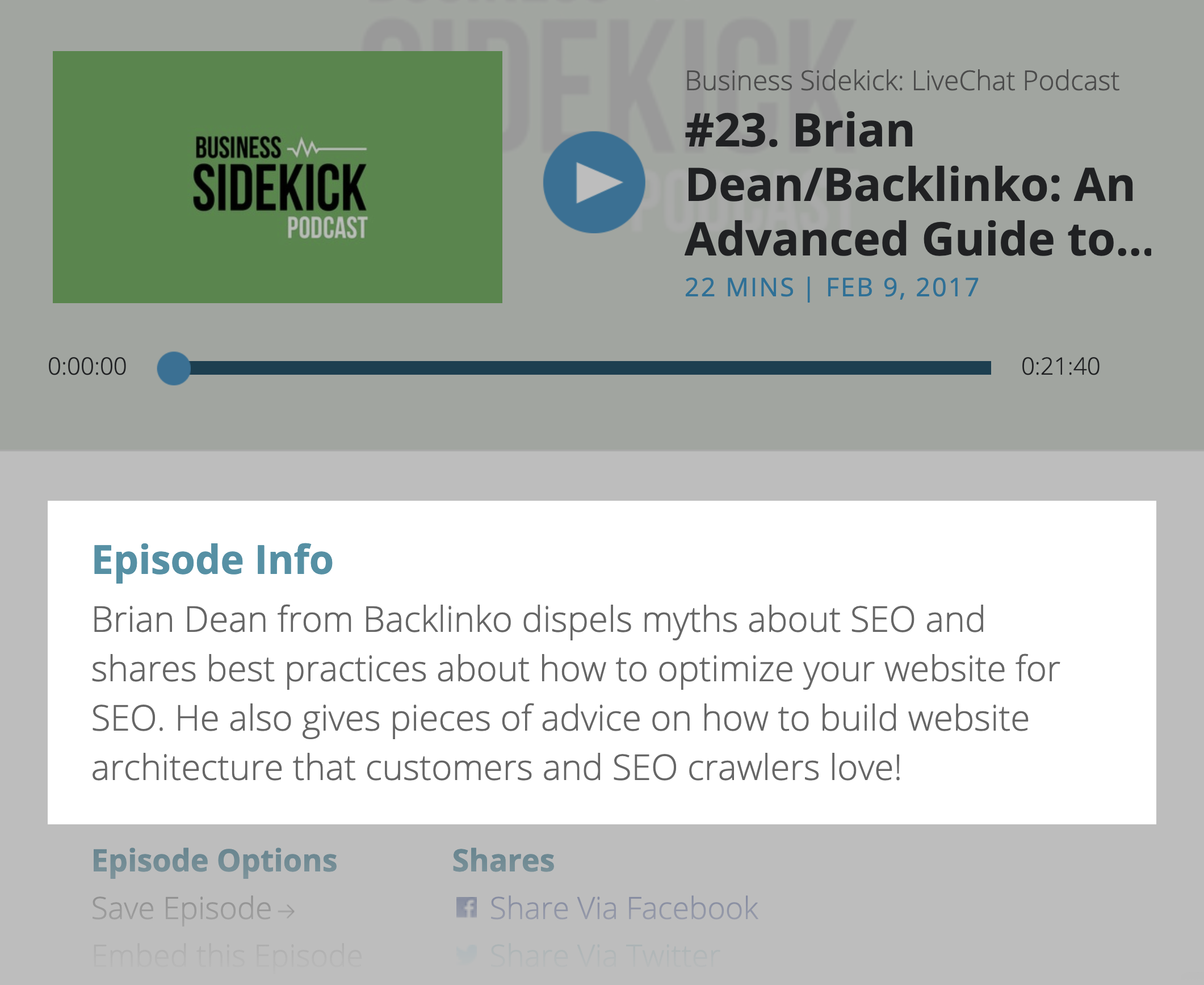 Business Sidekick Podcast Show Notes