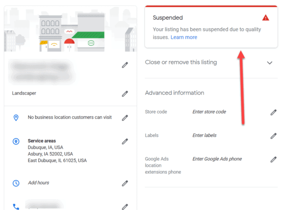 suspended-listing-5eebcd3c9ebec-600x424-1 A Small Business Guide to Resolving a Google My Business Suspension