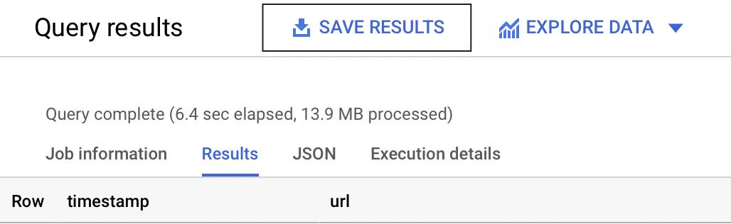 Button to "save results" 