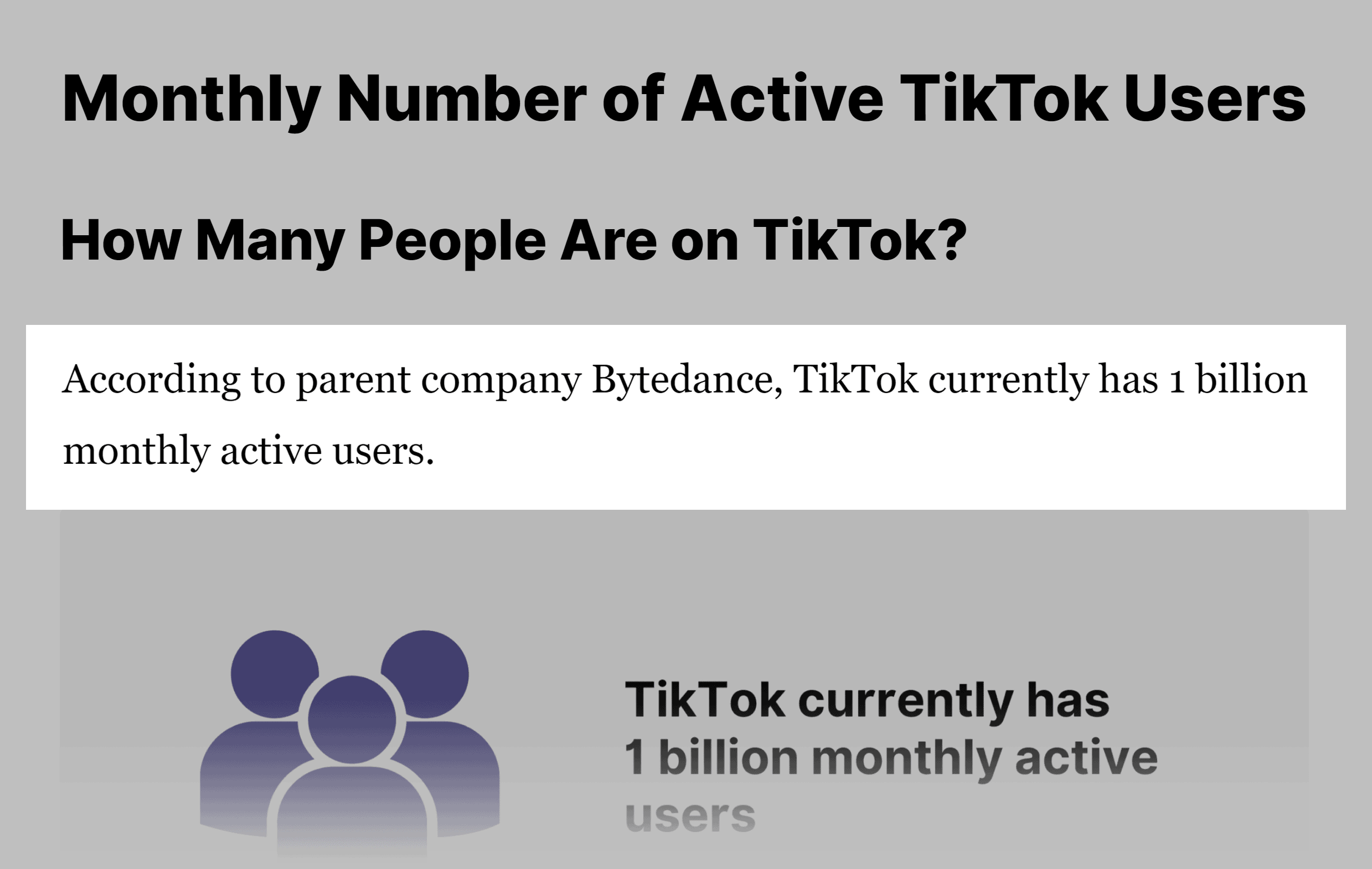 TikTok users – Crunchy stat
