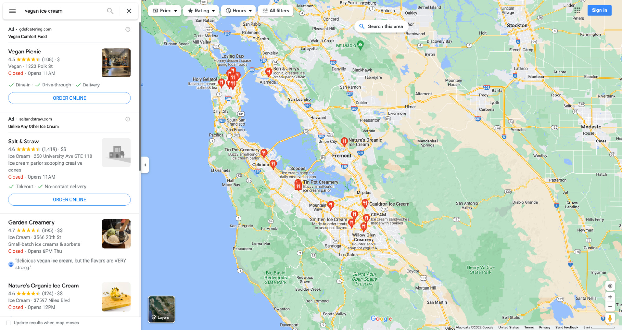 Google Business Profiles in Google Maps