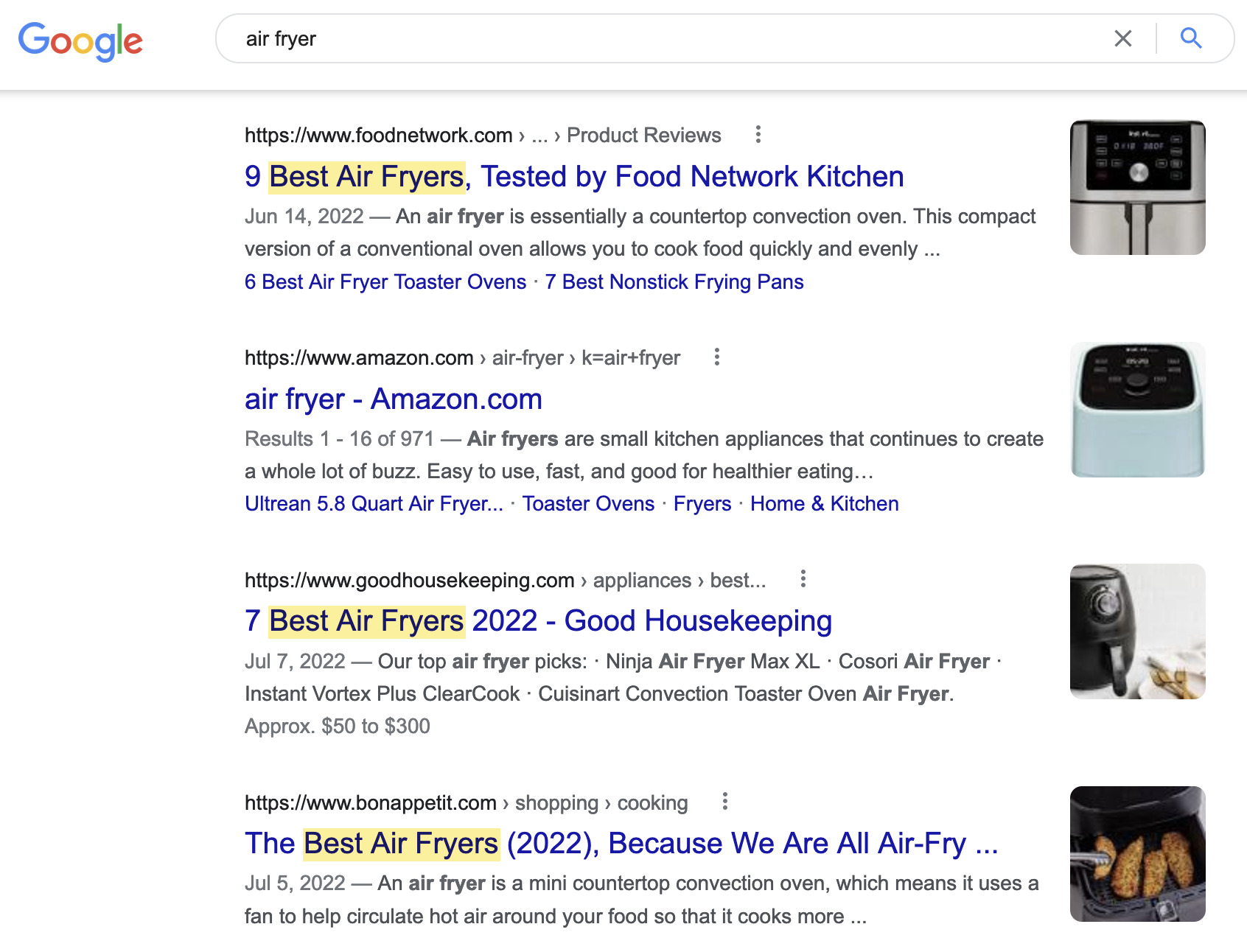 4-air-fryer-search-intent How to Rank Higher on Google (10 Steps)