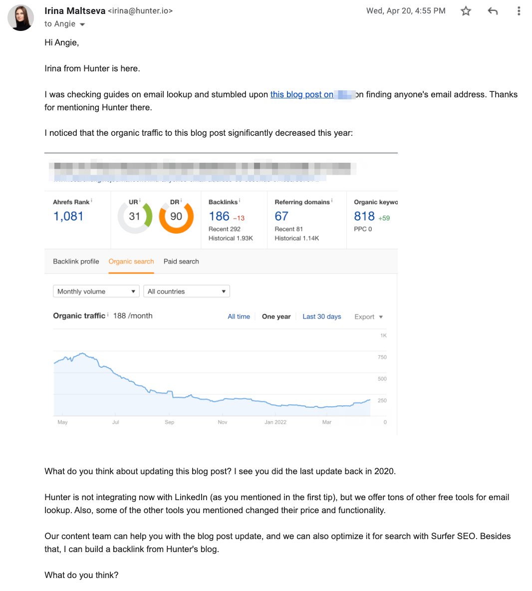 7-outreach-email How to Promote Your Blog: 7 Proven Strategies