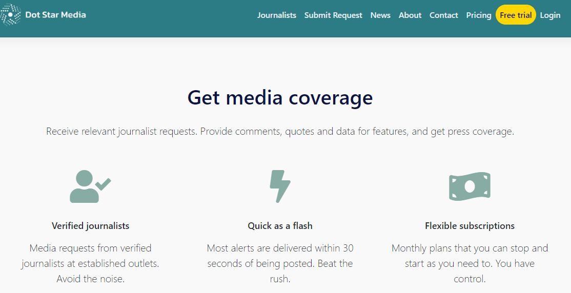 Media coverage platform example