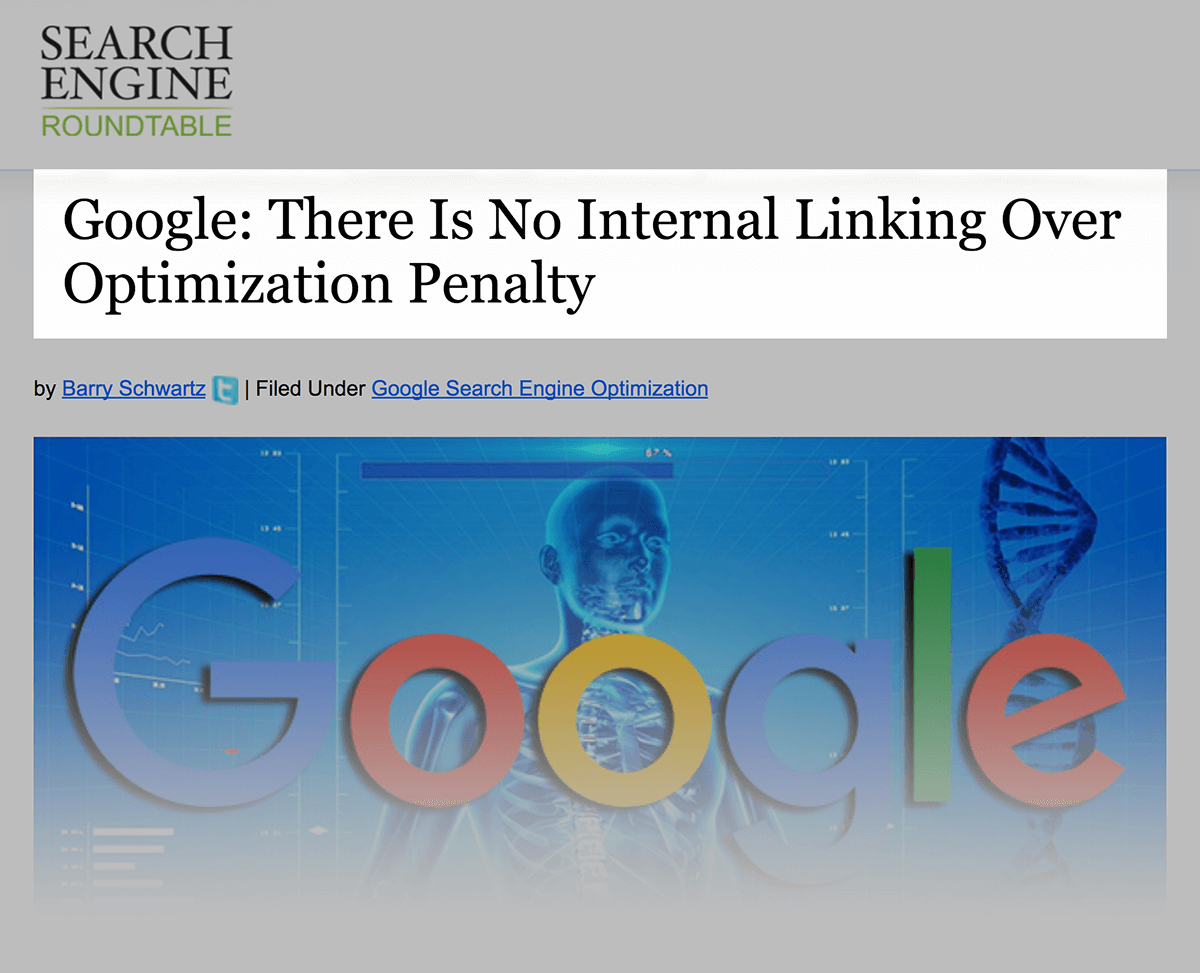 no-internal-linking-penalty How to Rank Higher On Google In 2023