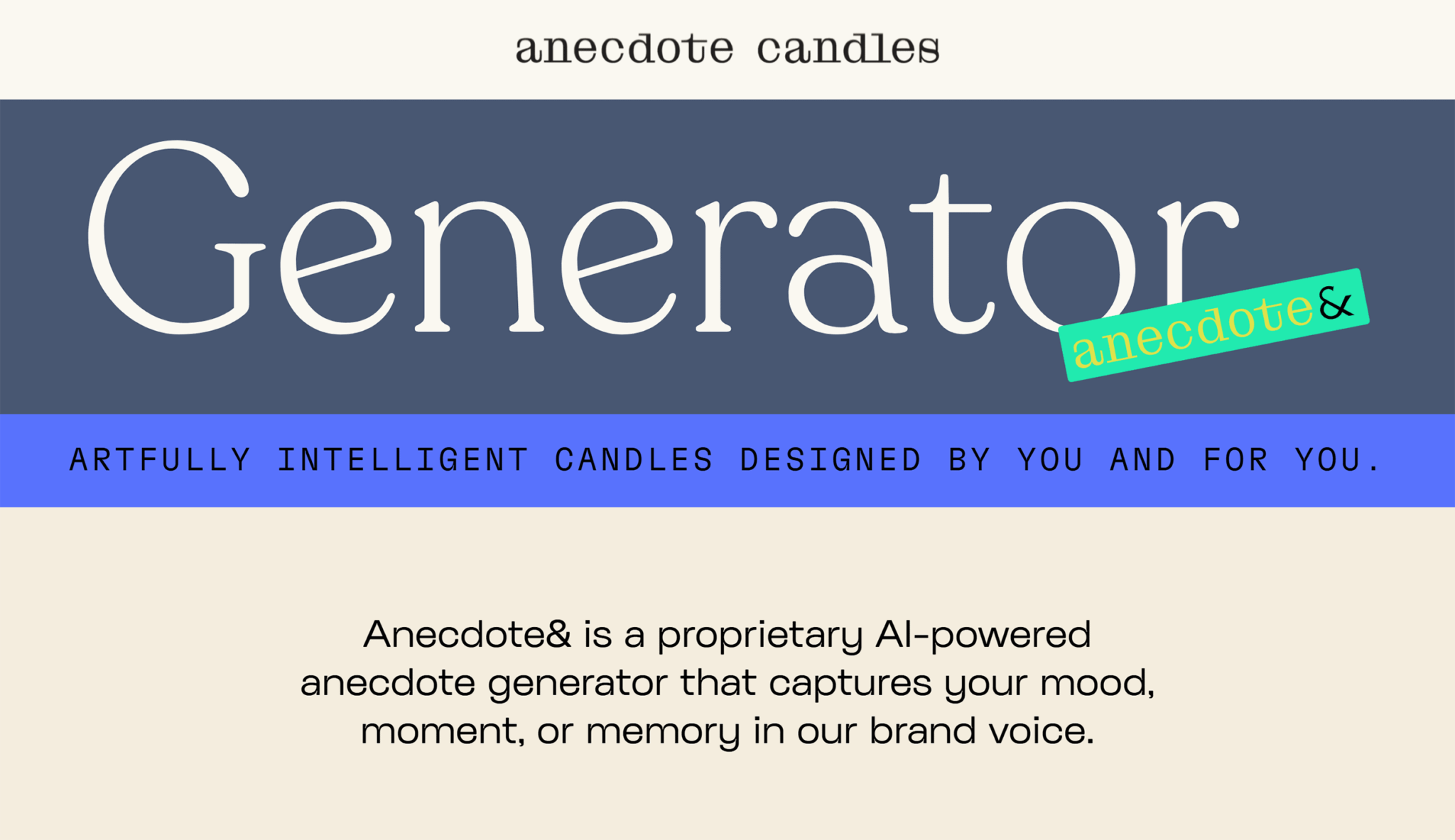 anecdote-candles-ai-generator 22 Content Marketing Examples to Inspire You