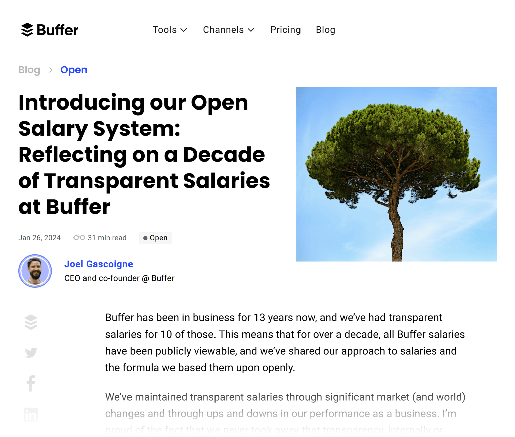 buffer-salary-system 22 Content Marketing Examples to Inspire You