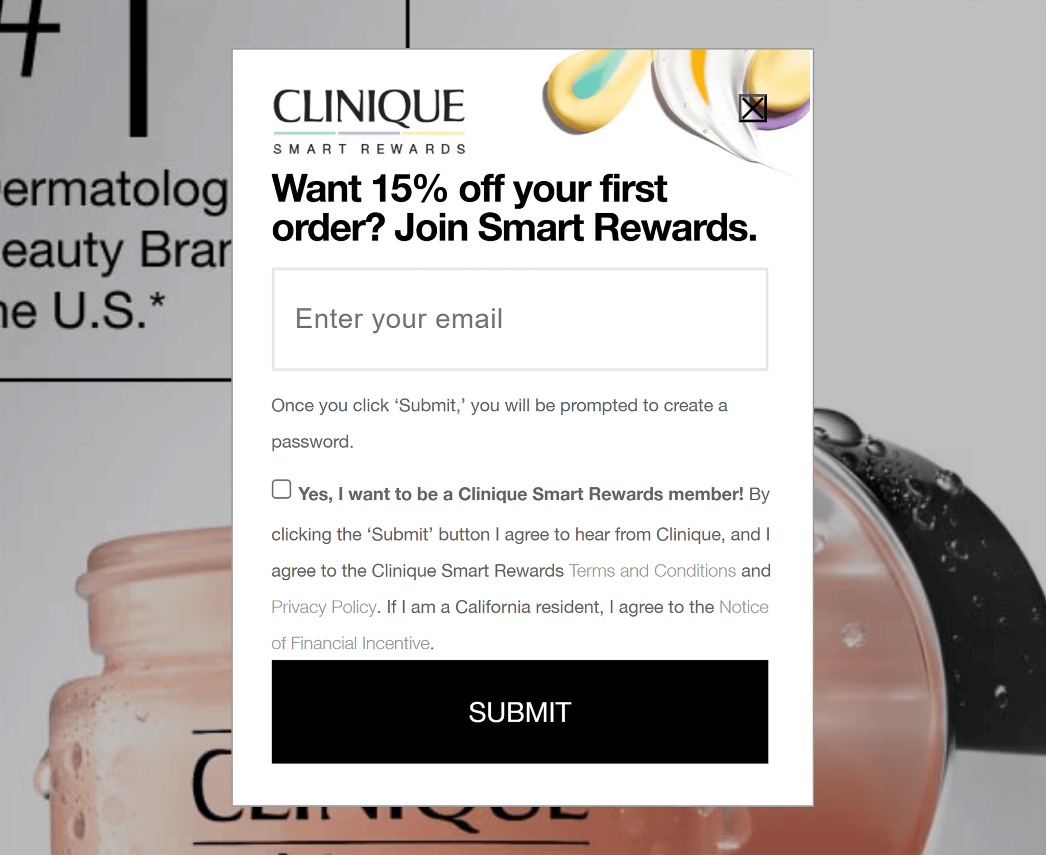 clinique-email-signup Small Business Marketing: 6 Proven Strategies for More Reach