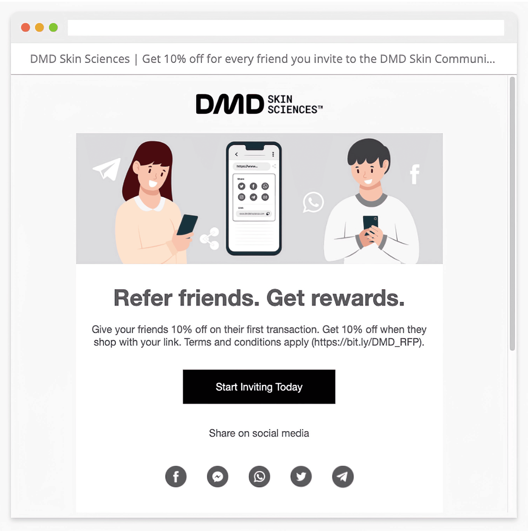 dmd-skin-sciences-email-marketing Small Business Marketing: 6 Proven Strategies for More Reach