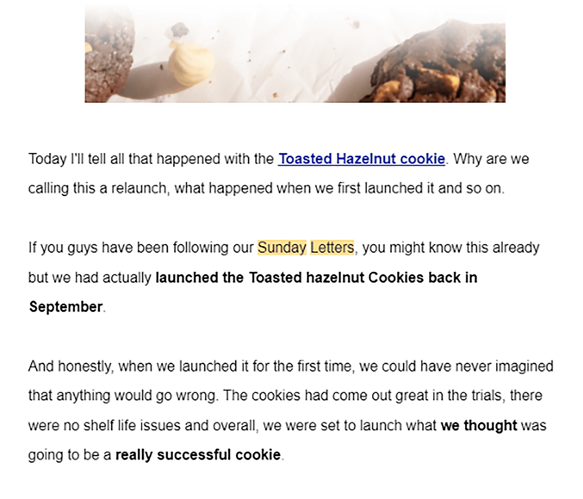 dohful-cookie-newsletter 22 Content Marketing Examples to Inspire You