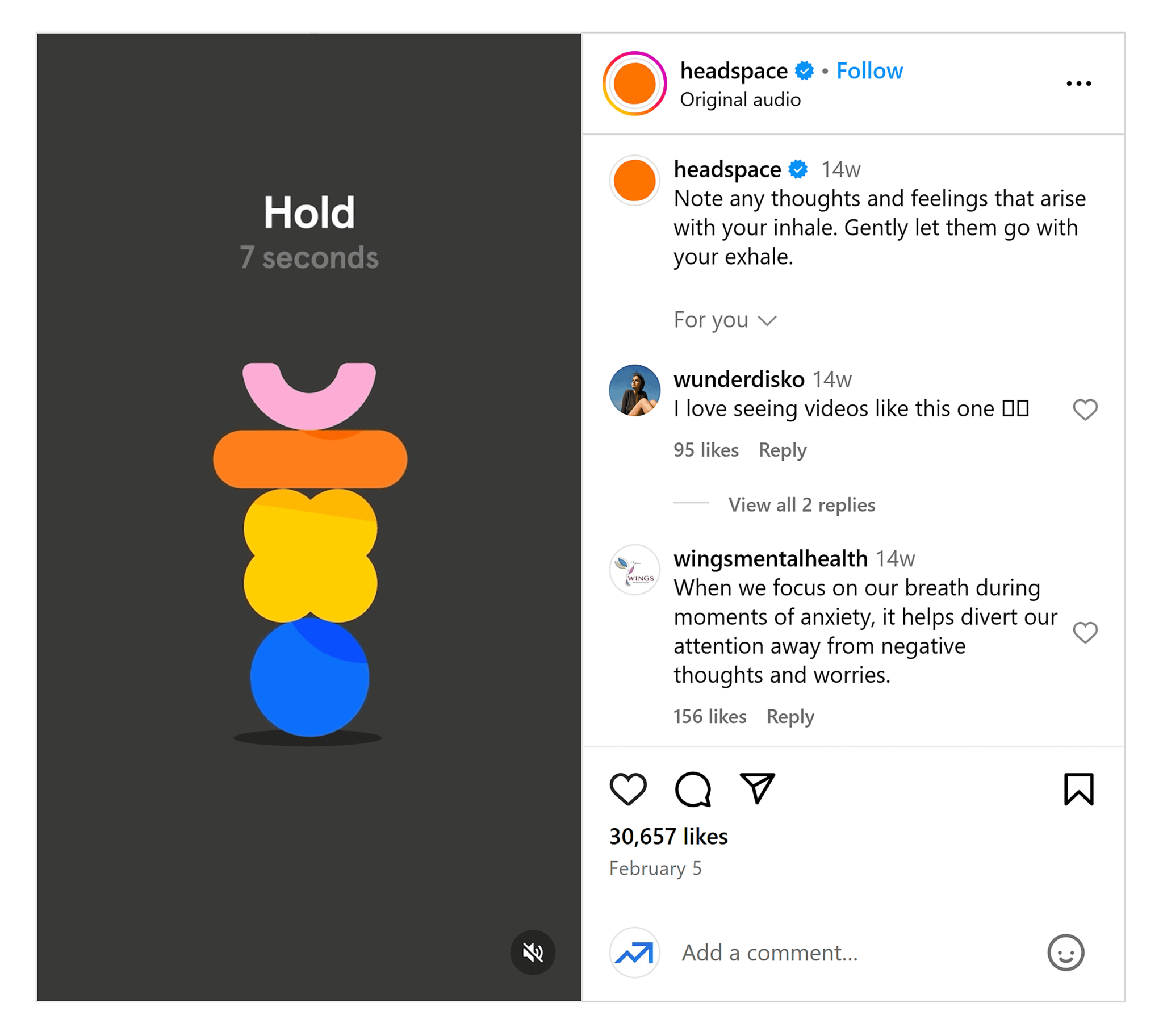 instagram-headspace-video 22 Content Marketing Examples to Inspire You