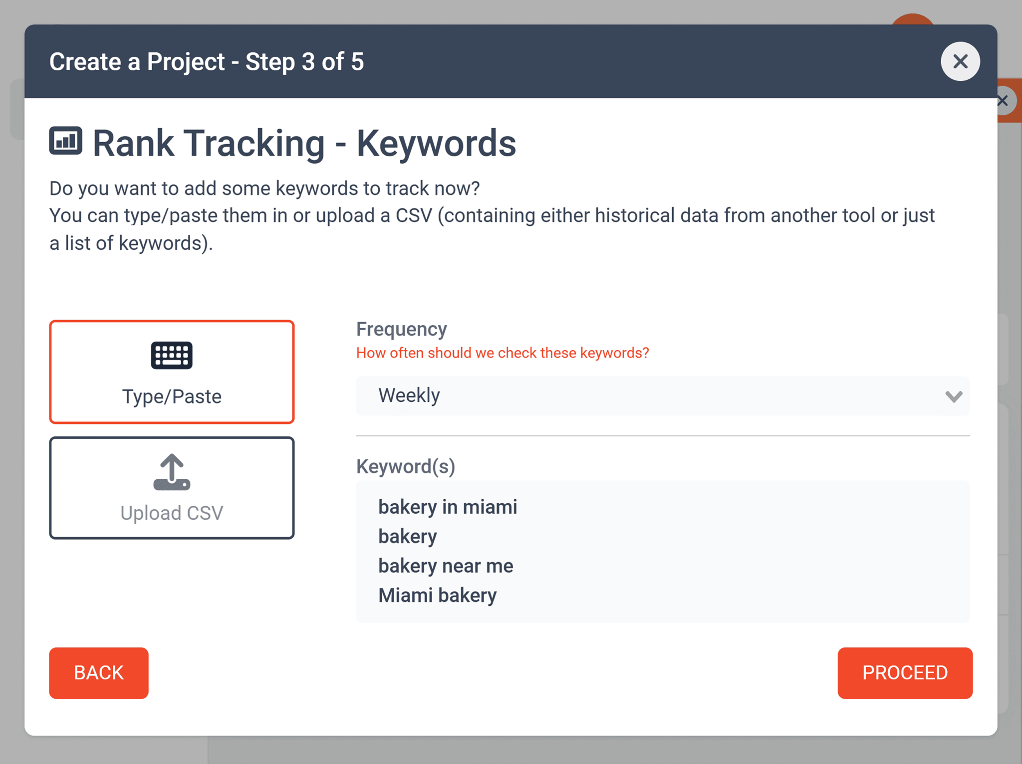 rankcaddy-add-keywords Top 5 Local Rank Tracker Tools (Tested & Reviewed)