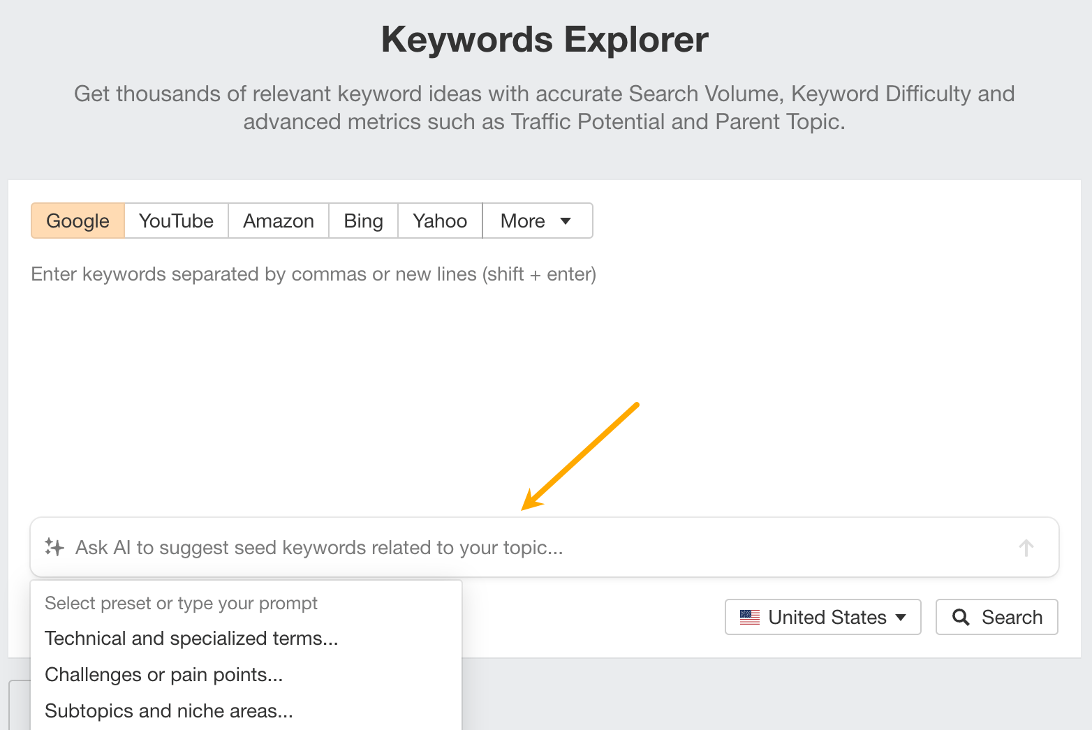using-keyword-explorers-ai-feature-to-generate-ke How to Use Keywords for SEO: The Complete Beginner’s Guide