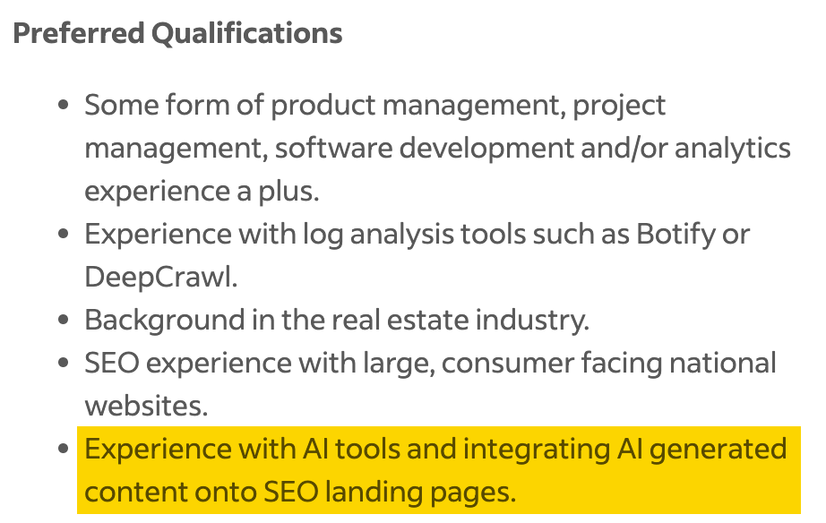 a-job-listing-that-requested-for-experience-with-a I Analyzed 52 SEO Specialist Job Listings. Here’s What They Do and How You Can Become One
