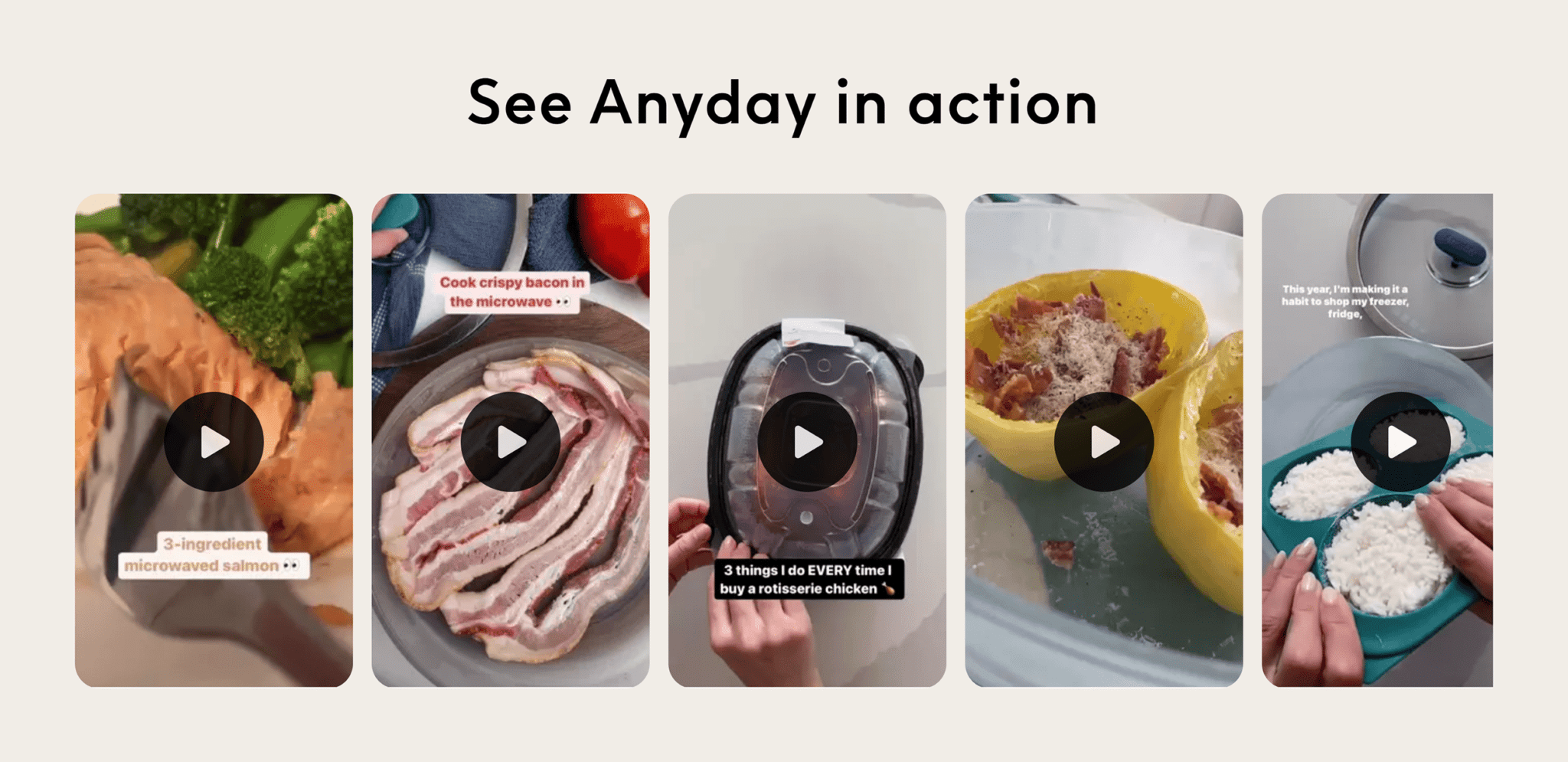 anyday-social-videos 20 Effective Product Page Examples (+ Best Practices)