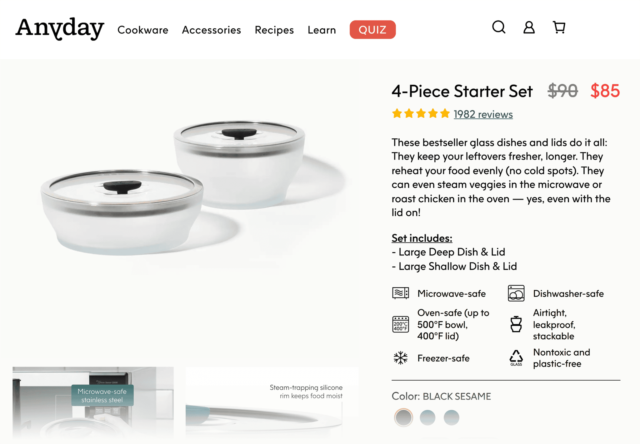 anyday-the-starter-set 20 Effective Product Page Examples (+ Best Practices)