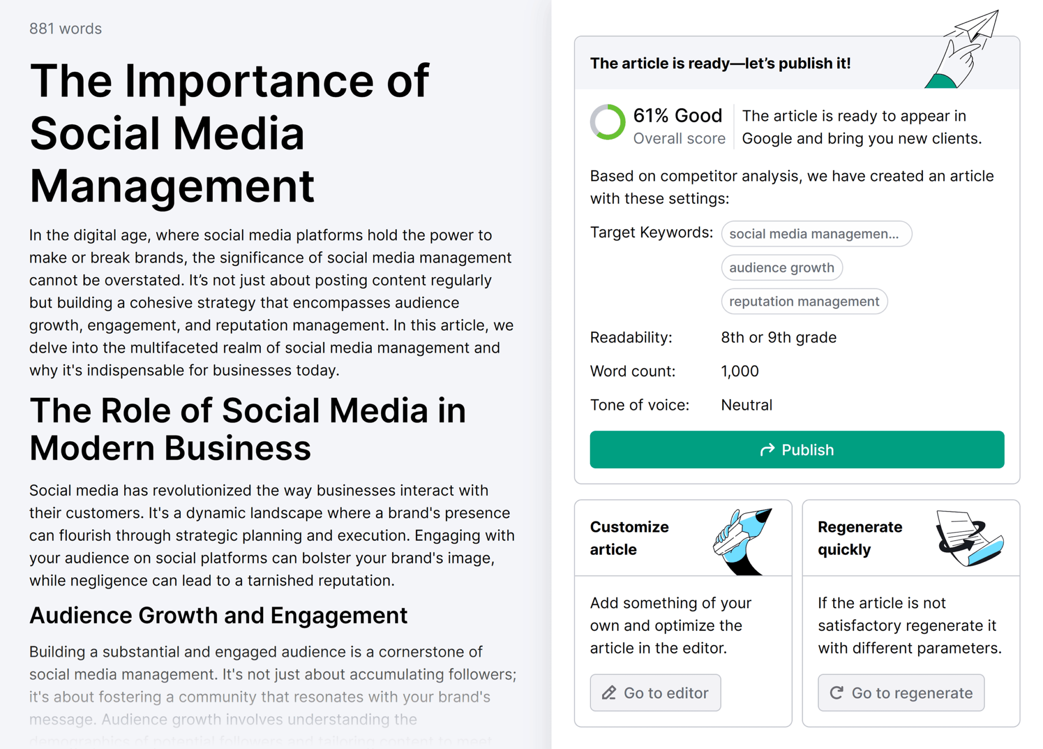 contentshake-article 8 Powerful SEO AI Tools and Their Top Features