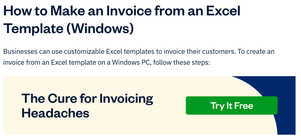 freshbooks-content-offering-an-excel-invoice-temp How Mid-funnel Content Can Be Your Secret SEO Weapon