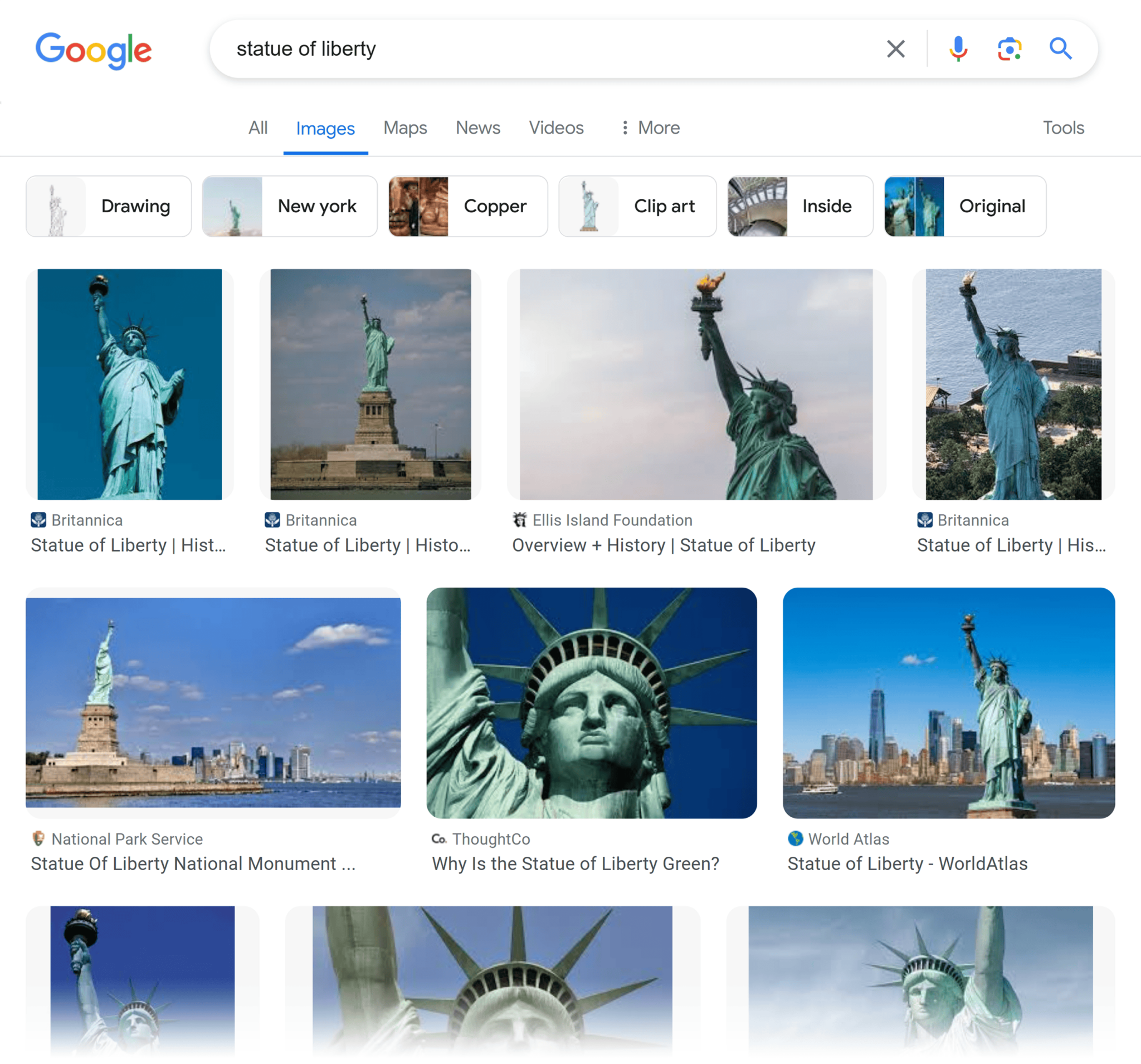 google-images-statue-of-liberty-1 10 Steps to Create a Website (from Scratch) in 2024