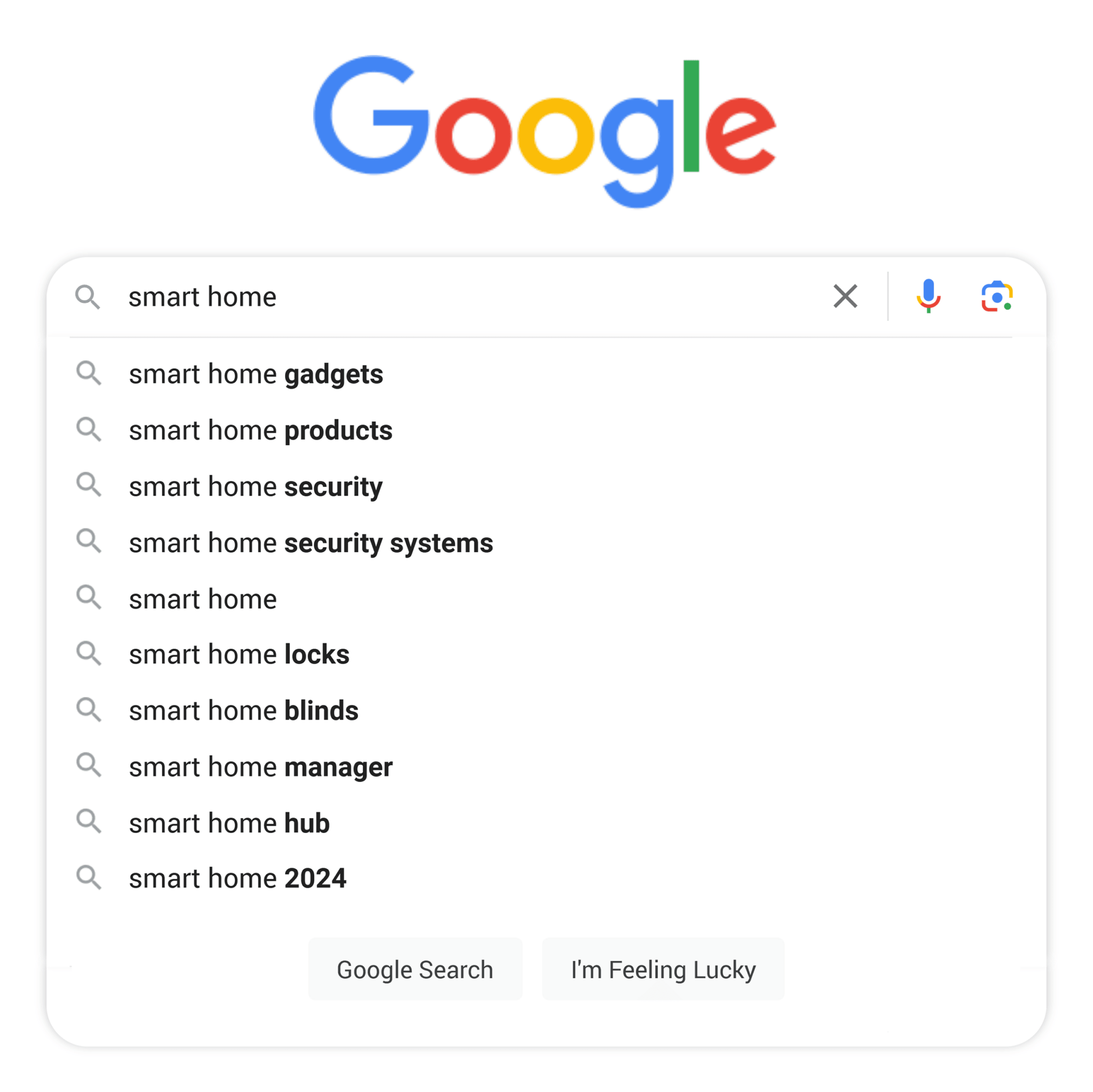 google-suggest-smart-home Small Business SEO: 10 Tips to Get Your Website Found Online