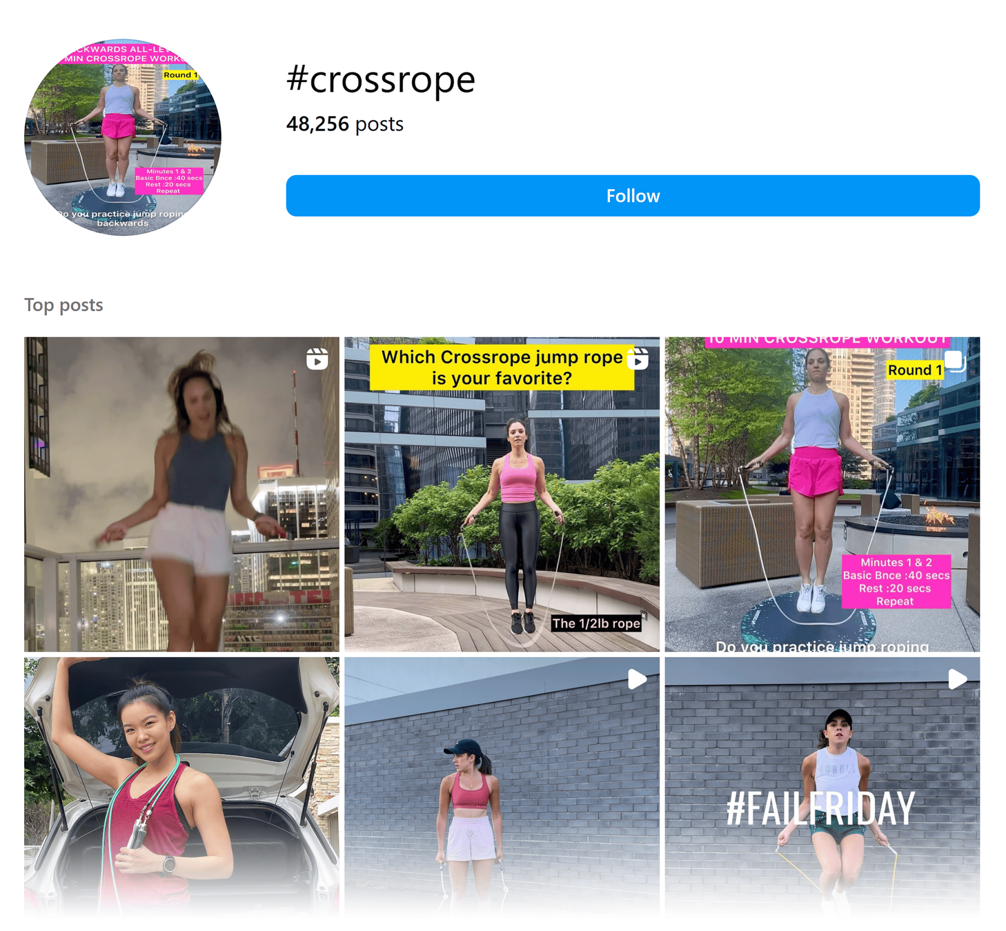 instagram-tag-crossrope 20 Effective Product Page Examples (+ Best Practices)
