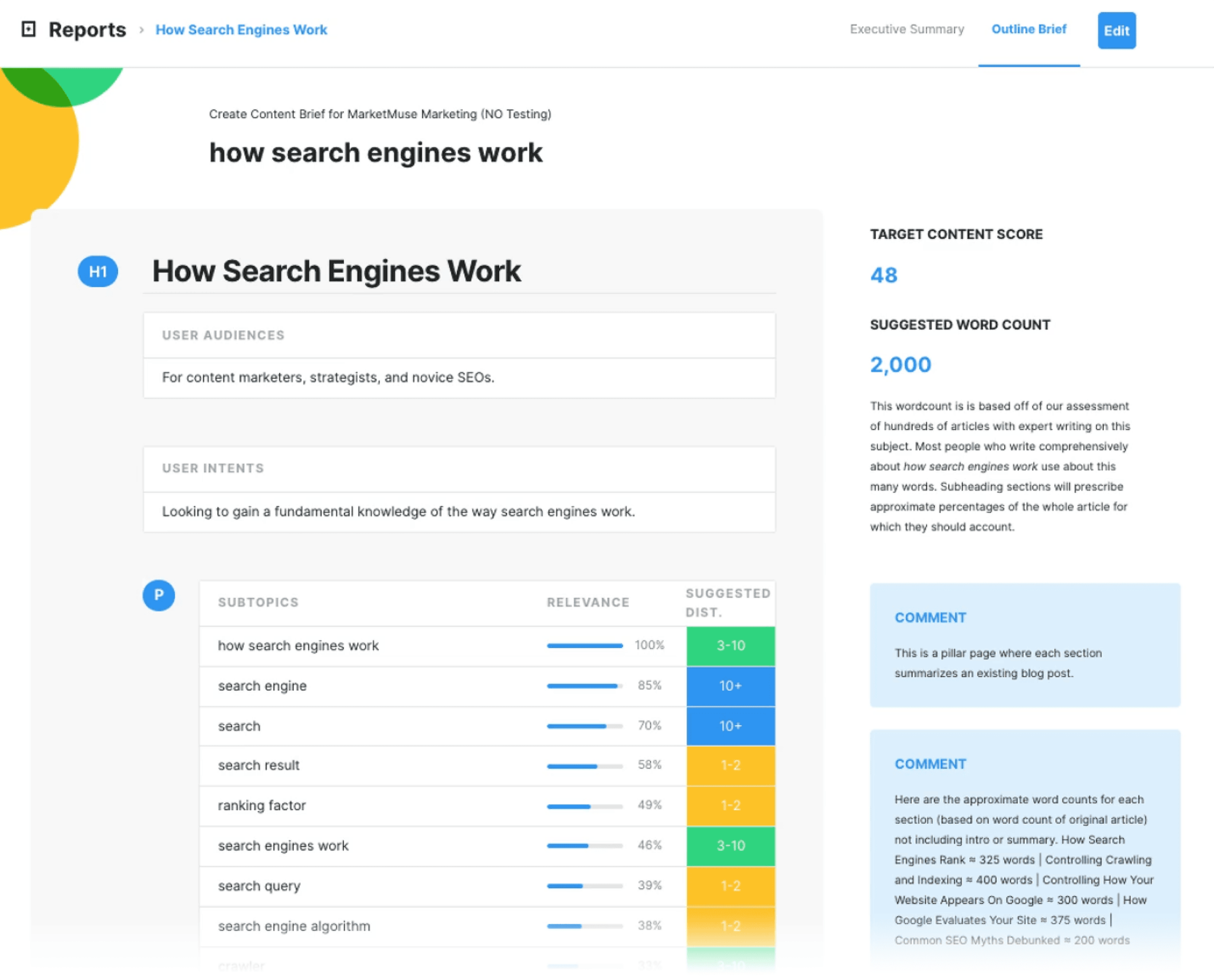 marketmuse-content-briefs 8 Powerful SEO AI Tools and Their Top Features