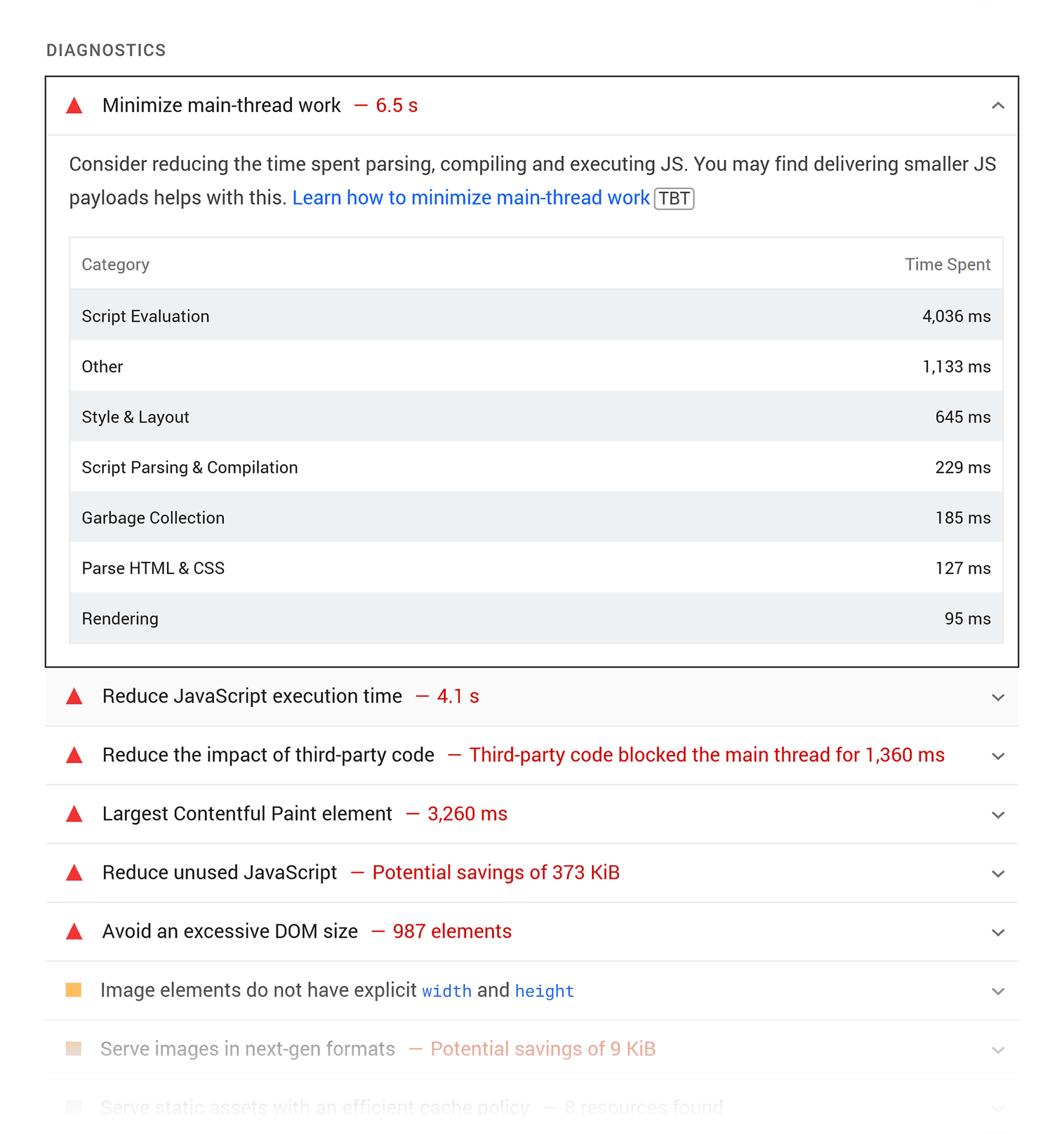 pagespeed-insights-diagnostics Small Business SEO: 10 Tips to Get Your Website Found Online