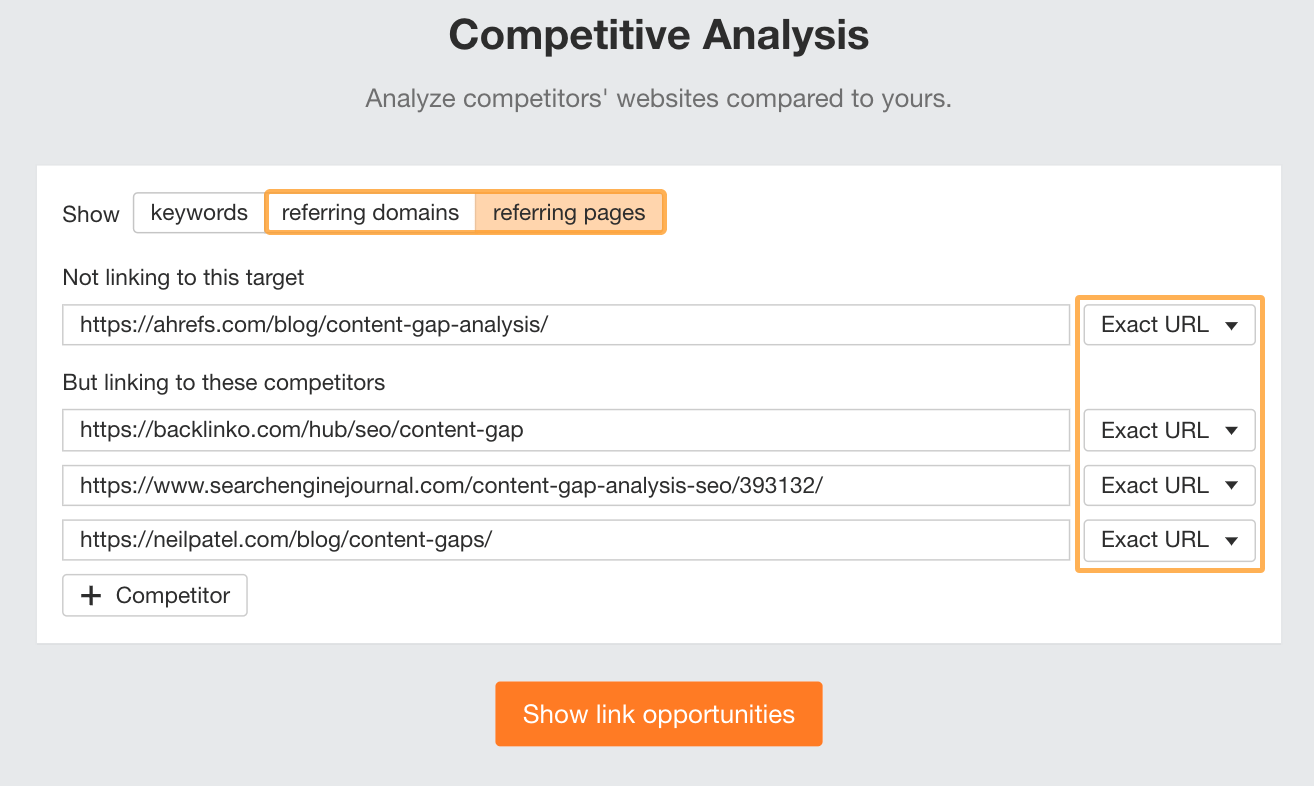 using-ahrefs-competitive-analysis-report-to-find Results-Driven SEO Project Management: From Chaos to Cash