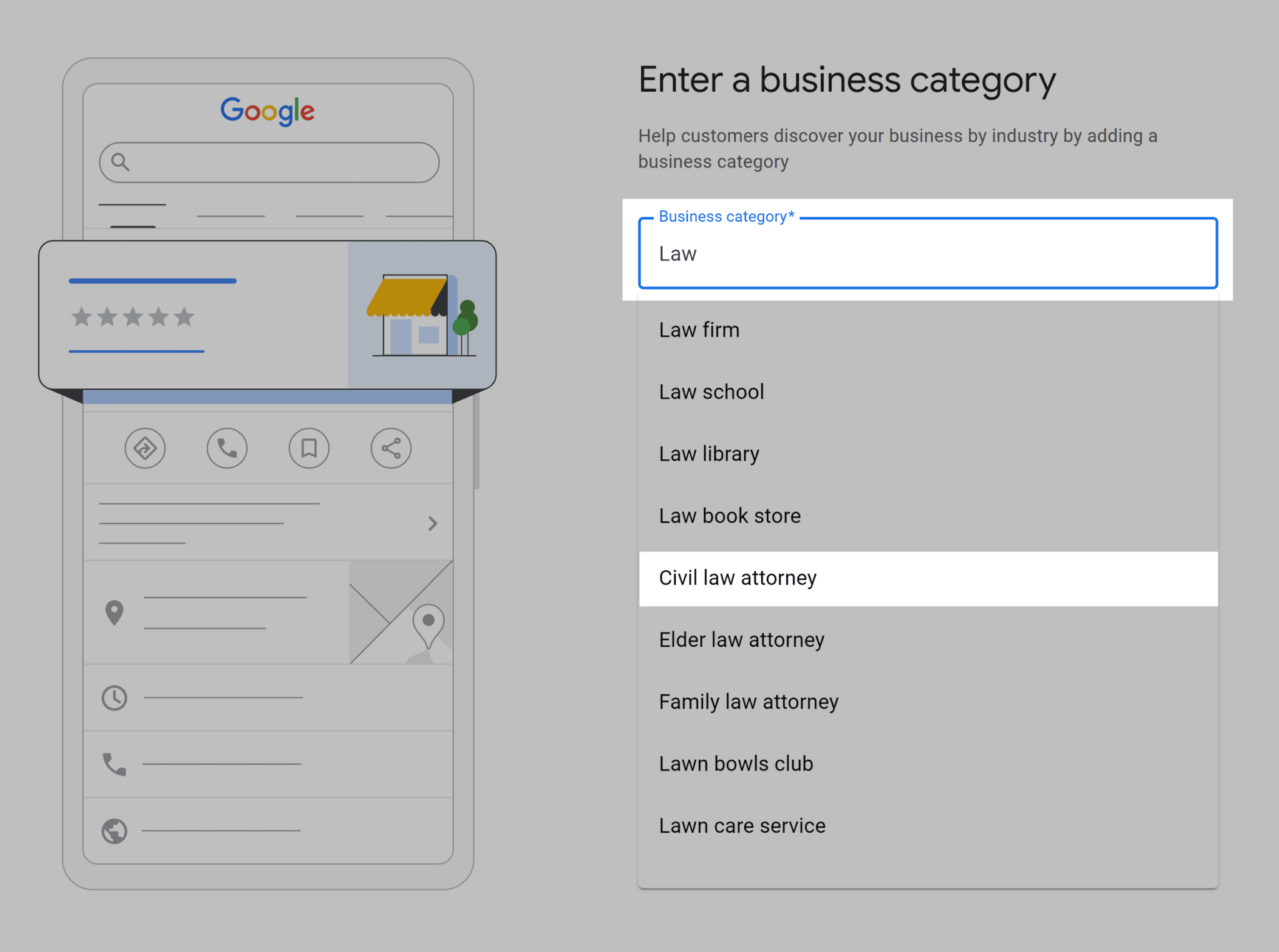 google-business-profile-category How to Do SEO for Your New Website [10-Step Guide]