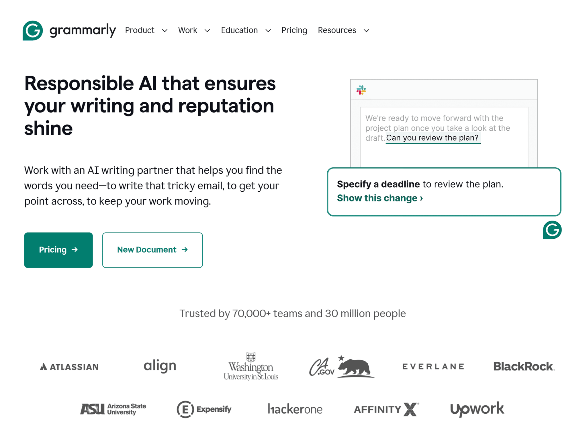 grammarly-homepage 15 Best Quillbot Alternatives: The Ultimate Guide