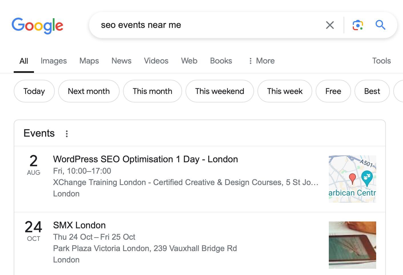 triggering-the-events-serp-feature-example 12 SEO Meetups You Should Have On Your Radar