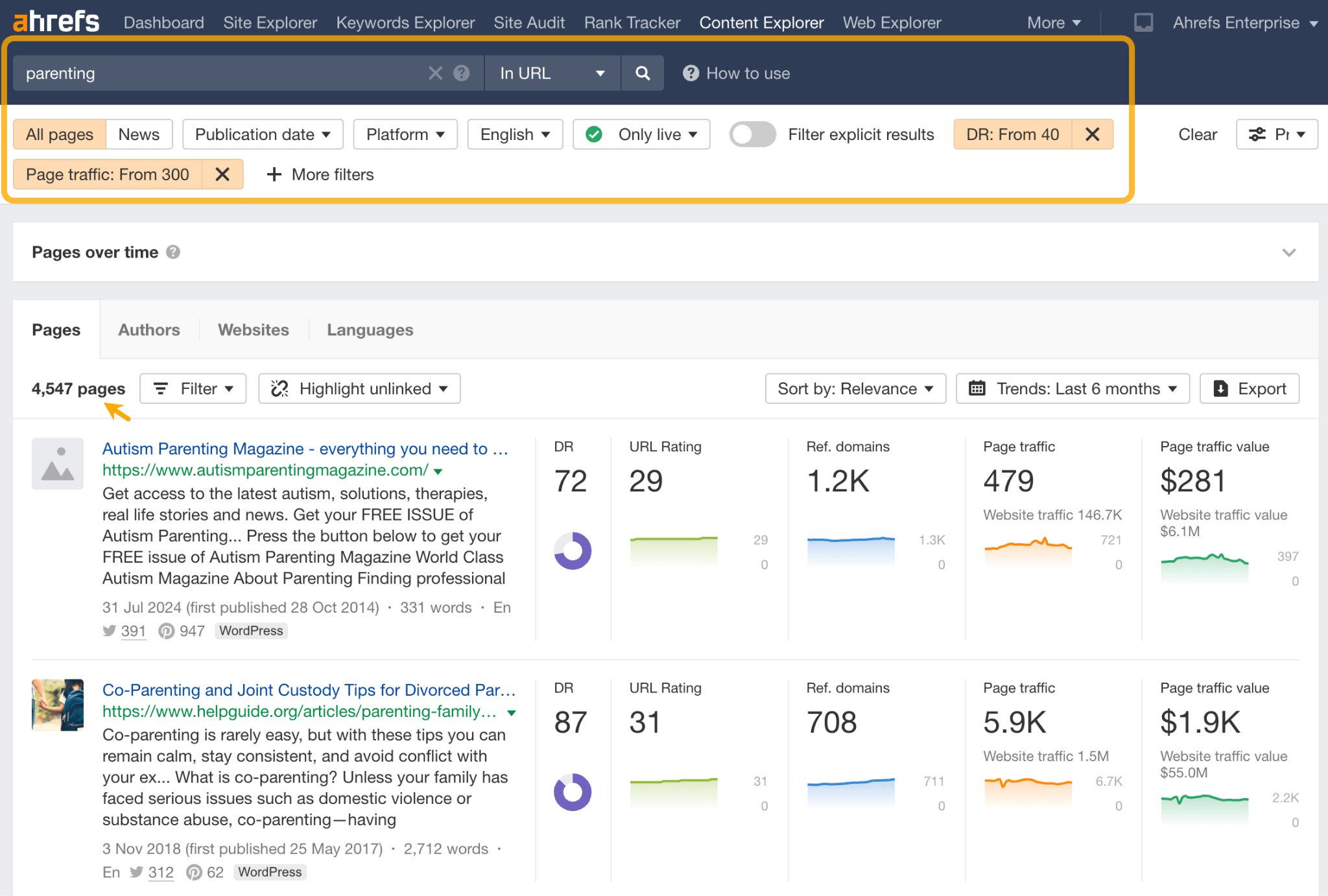 ahrefs-content-explorer Keyword Relevance: What It Is, and How to Demonstrate It to Google