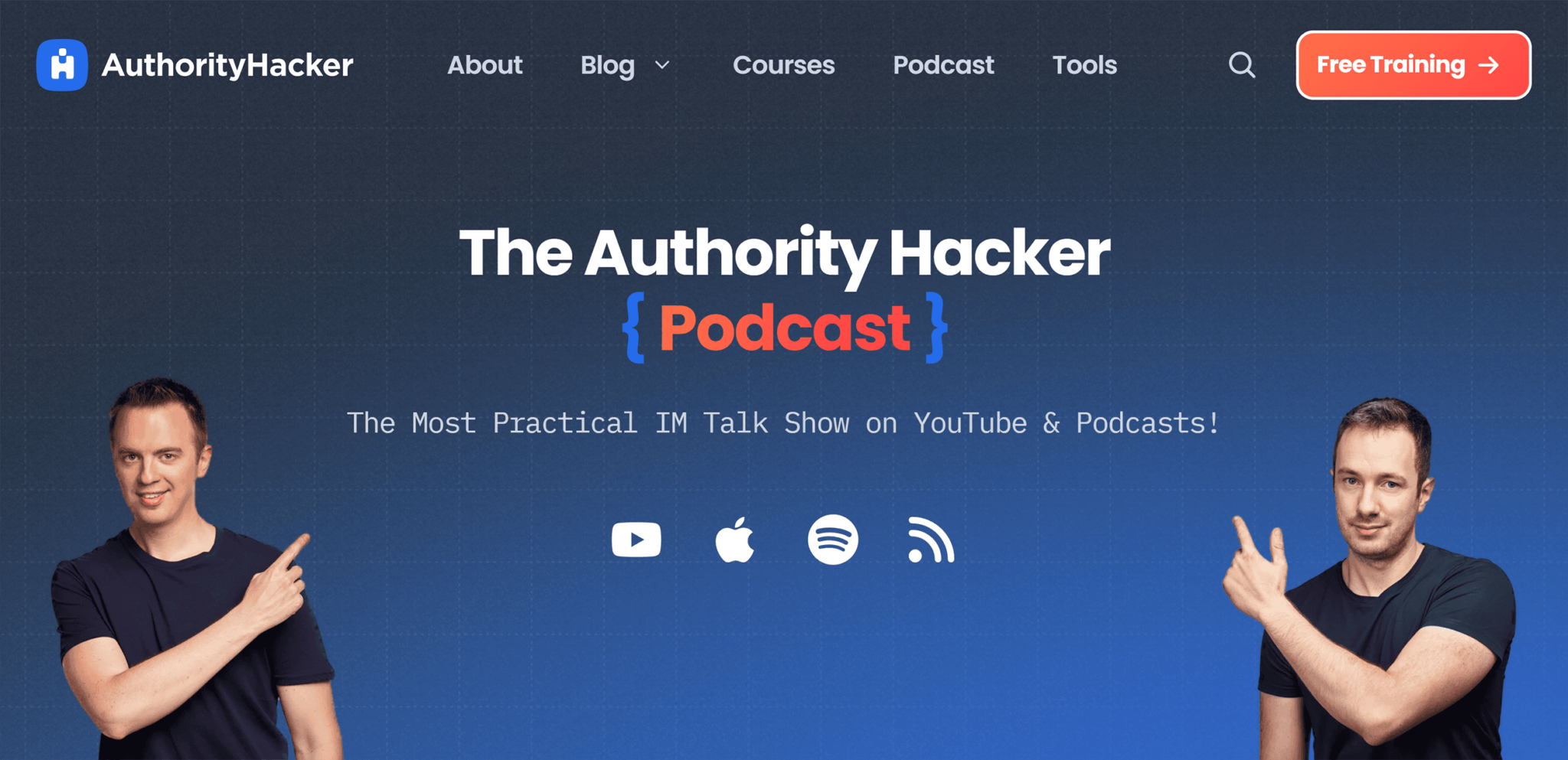 authority-hacker-podcast-homepage 8 Remarkable SEO Podcasts to Level Up Your Knowledge