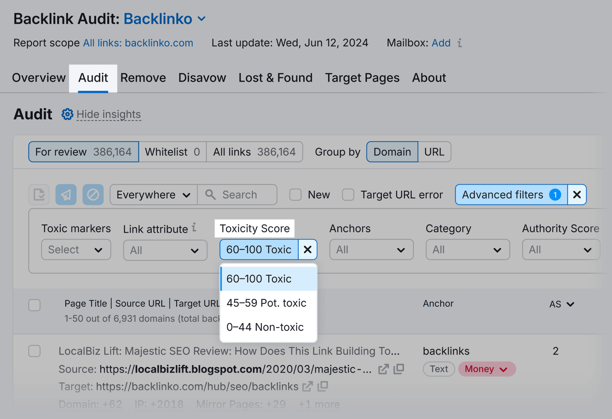 backlink-audit-audit-toxicity-score-filter Bad Backlinks: A Complete Guide on Spotting and Avoiding Them