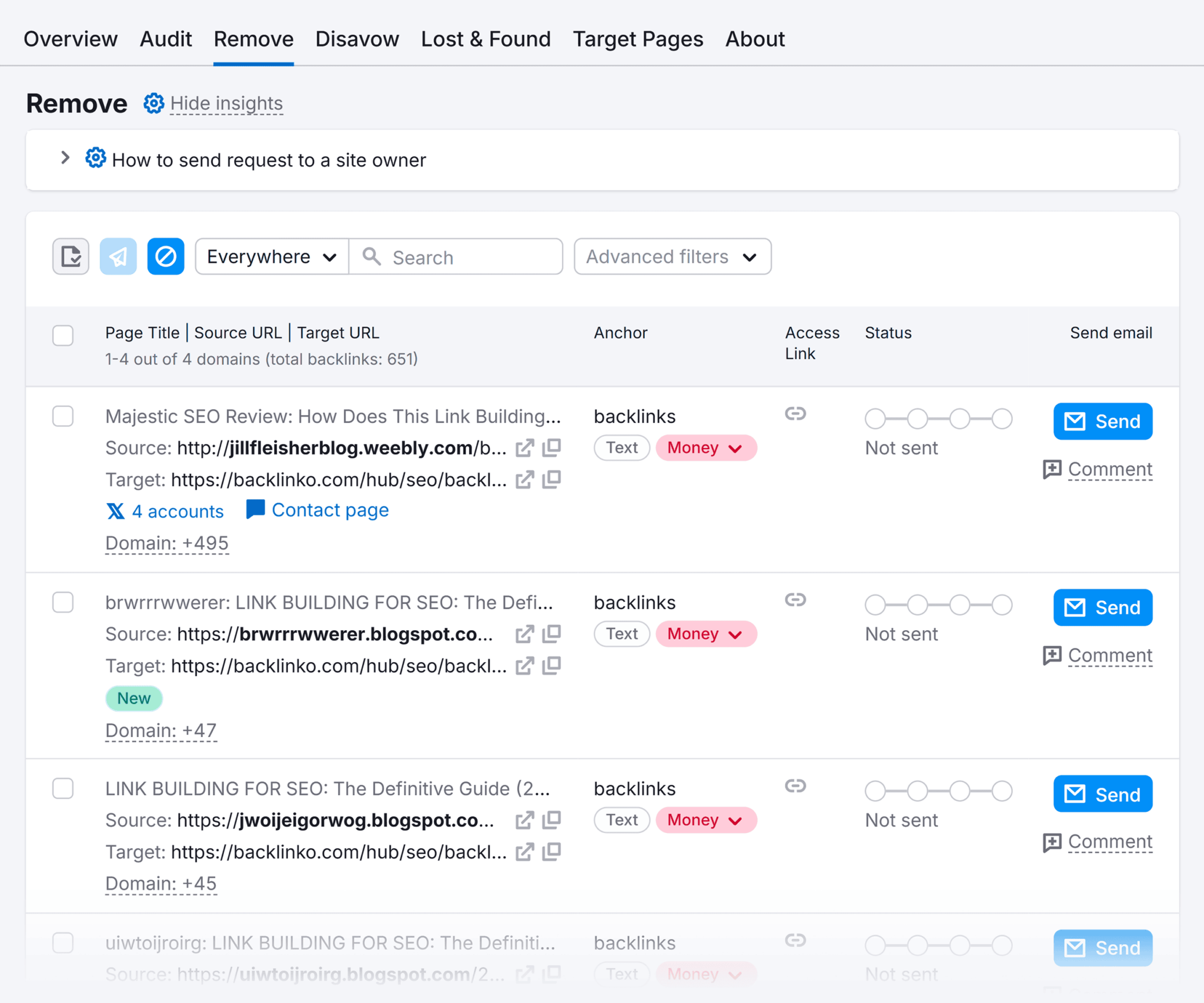 backlink-audit-remove-list Bad Backlinks: A Complete Guide on Spotting and Avoiding Them