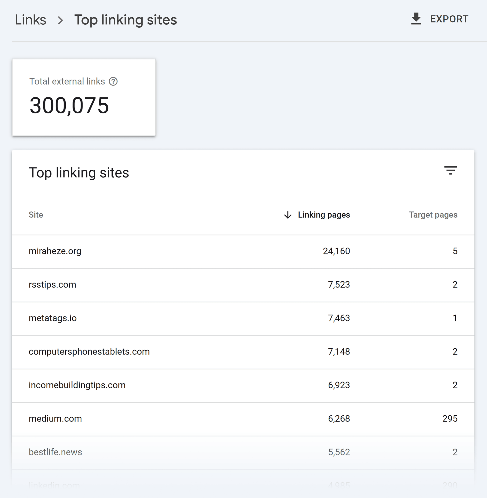 gsc-top-linking-sites Bad Backlinks: A Complete Guide on Spotting and Avoiding Them