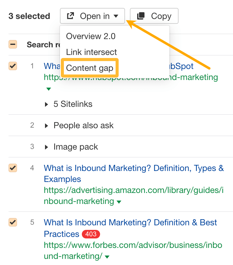 open-in-content-gap-feature-in-keywords-explorer Follow My SEO Content Creation Process: How I Rank #1 on Google