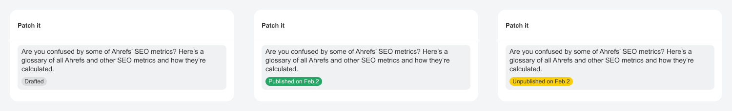 screenshot-of-ahrefs-patches-tool-calling-out-draf-2 Crawl Me Maybe? How Website Crawlers Work