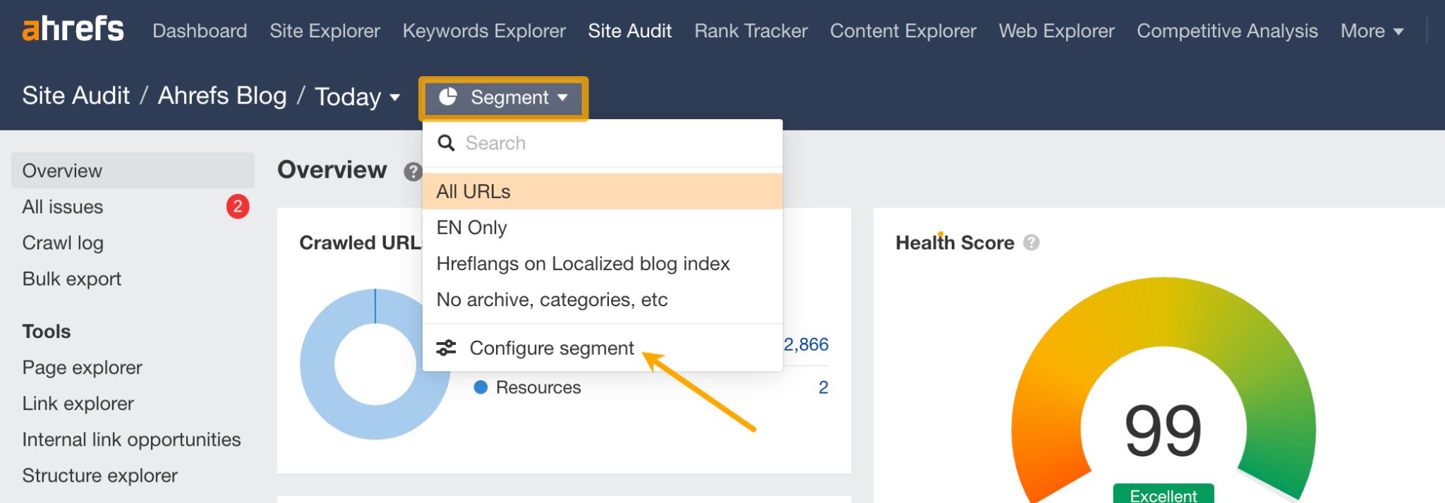 screenshot-of-ahrefs-site-audit-pointing-out-confi-2 Crawl Me Maybe? How Website Crawlers Work