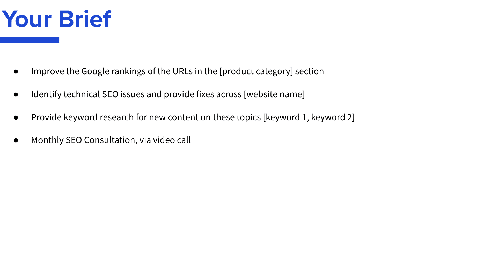 the-brief-slide-from-ahrefs-seo-proposal-template-1 Win the Client With Your Next SEO Proposal (+ Expert Tips and Template)