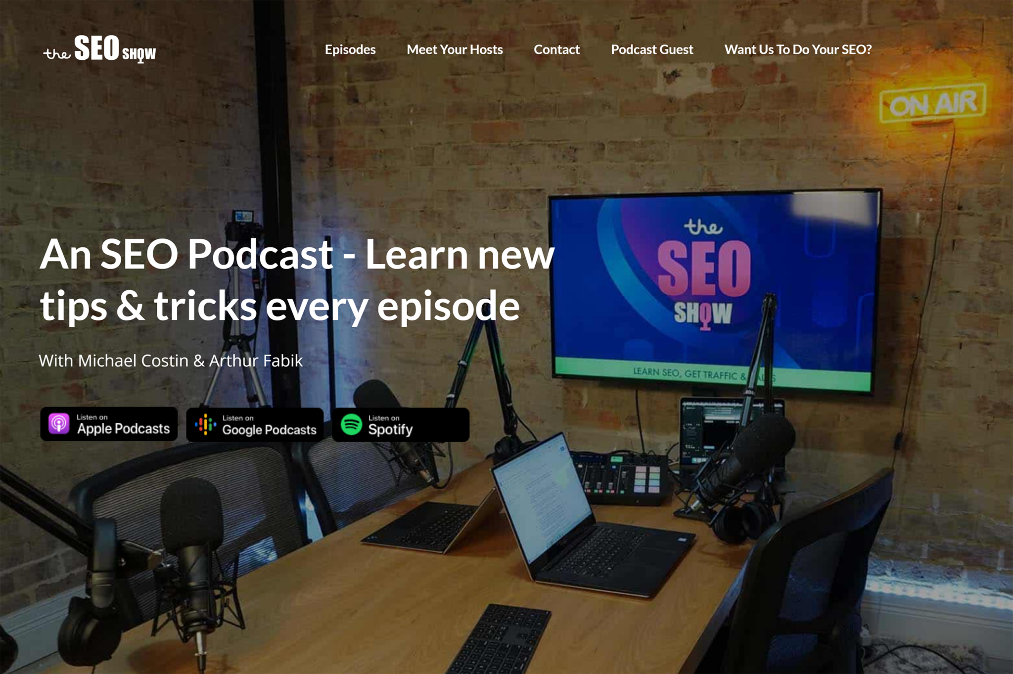 the-seo-show-podcast-homepage 8 Remarkable SEO Podcasts to Level Up Your Knowledge