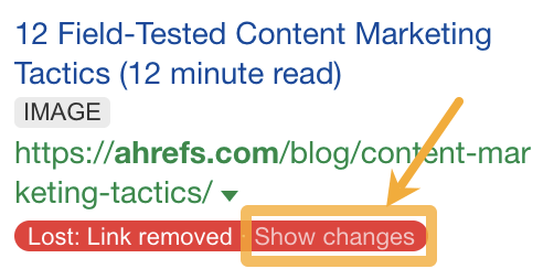 the-show-changes-button-opens-the-page-inspect-t Link Reclamation: How to Easily Find (and Reclaim) Lost Backlinks