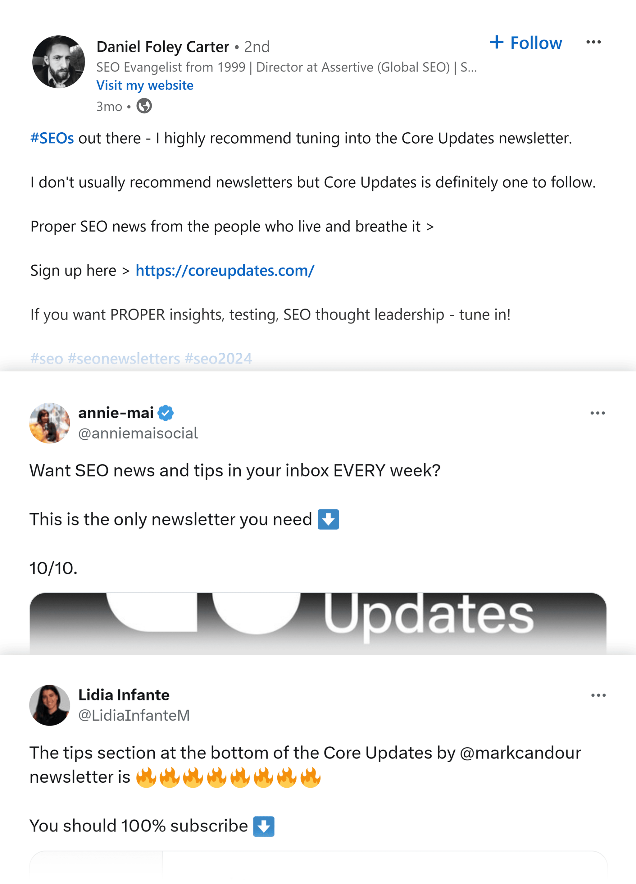 core-updates-readers-comments 10 Brilliant SEO Newsletters: Master Search From Your Inbox