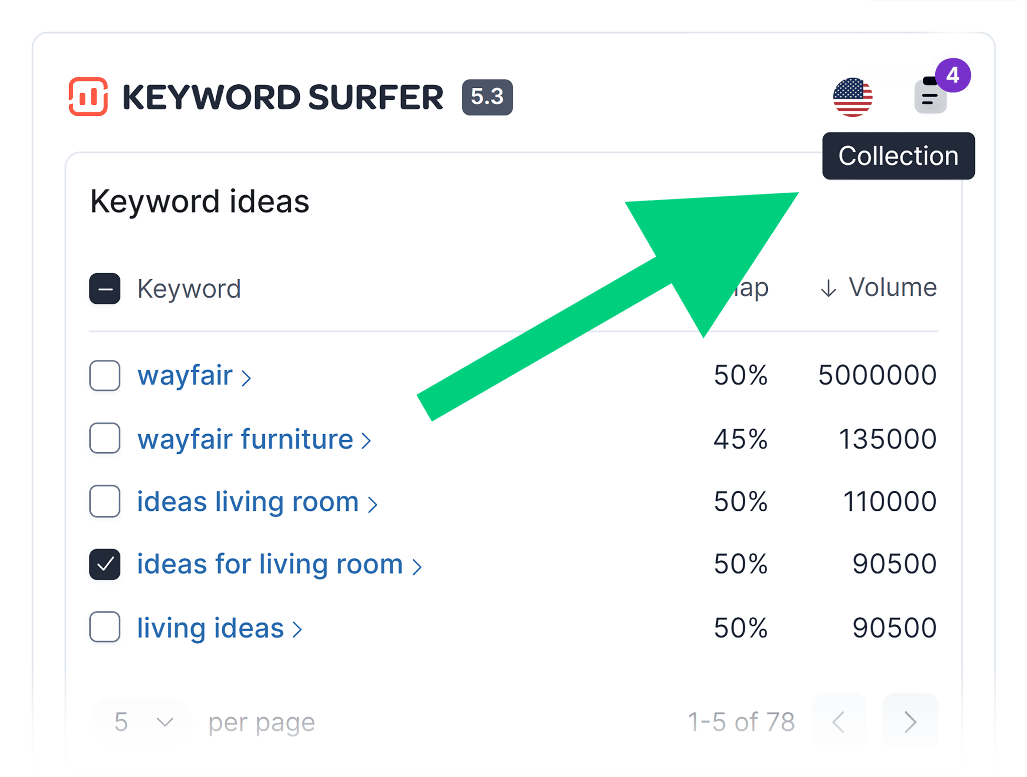 keyword-surfer-collection-icon 9 Best Chrome Extensions for SEO: Our Top Picks