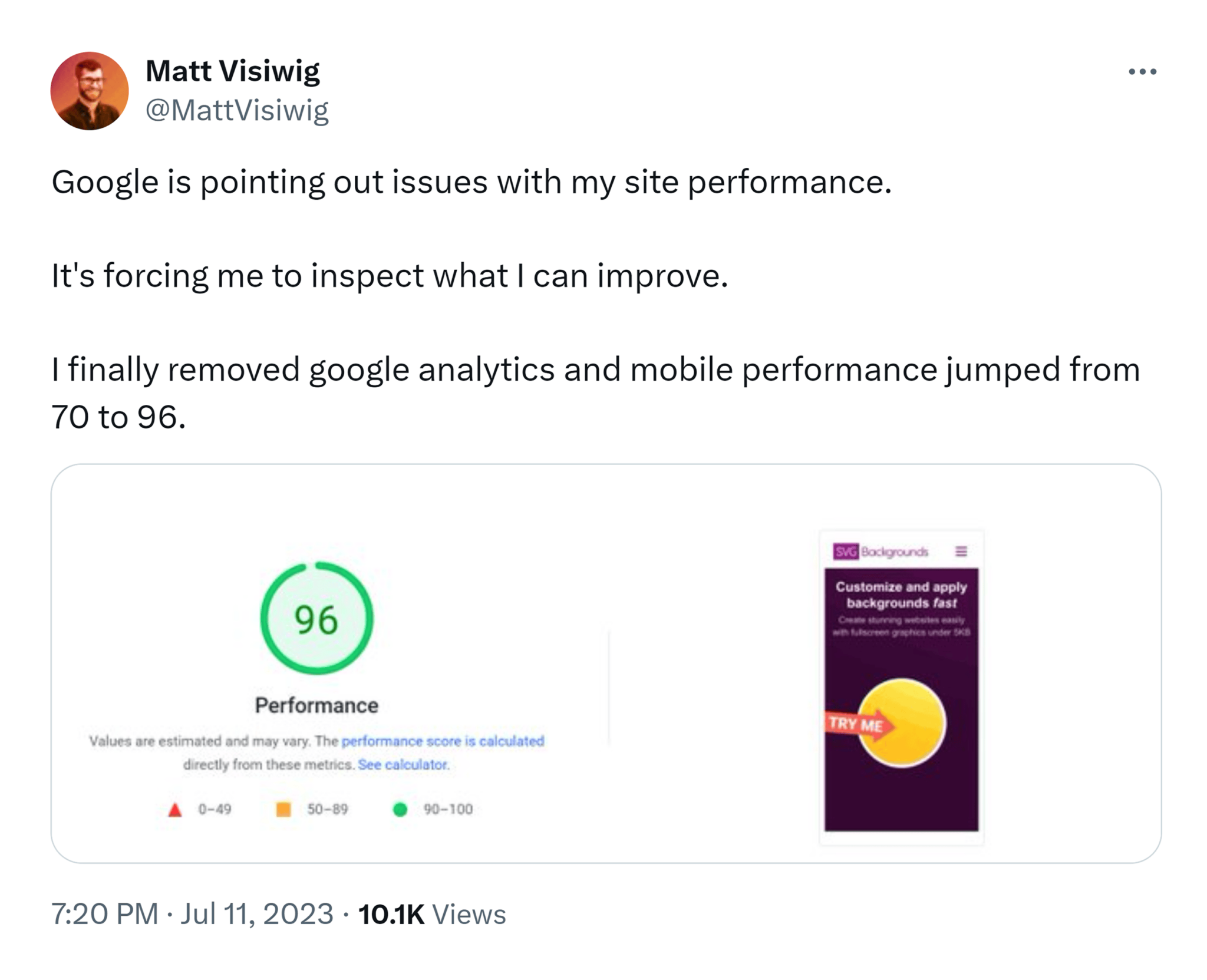 x-matt-visiwig-core-web-vitalis-status 7 Top Google Analytics Alternatives (Free and Paid)