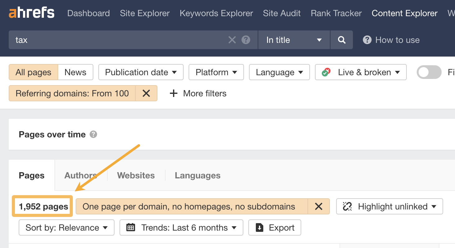 finding-pages-with-lots-of-backlinks-in-content-ex 12 Link Builders Share Strategies That Work in 2024