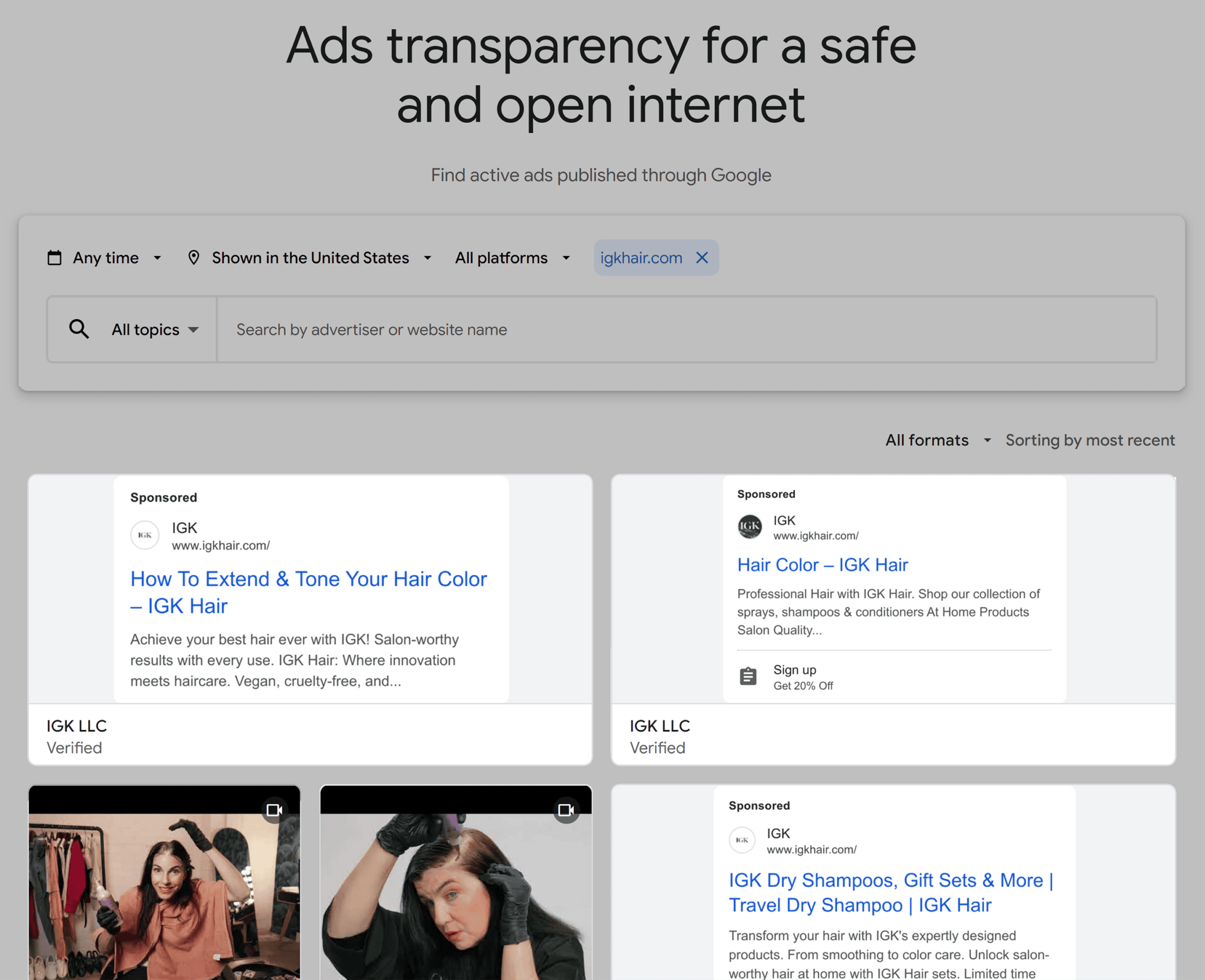 google-ads-transparency-center-ads How to Do a Market Analysis for Your Business in 6 Steps