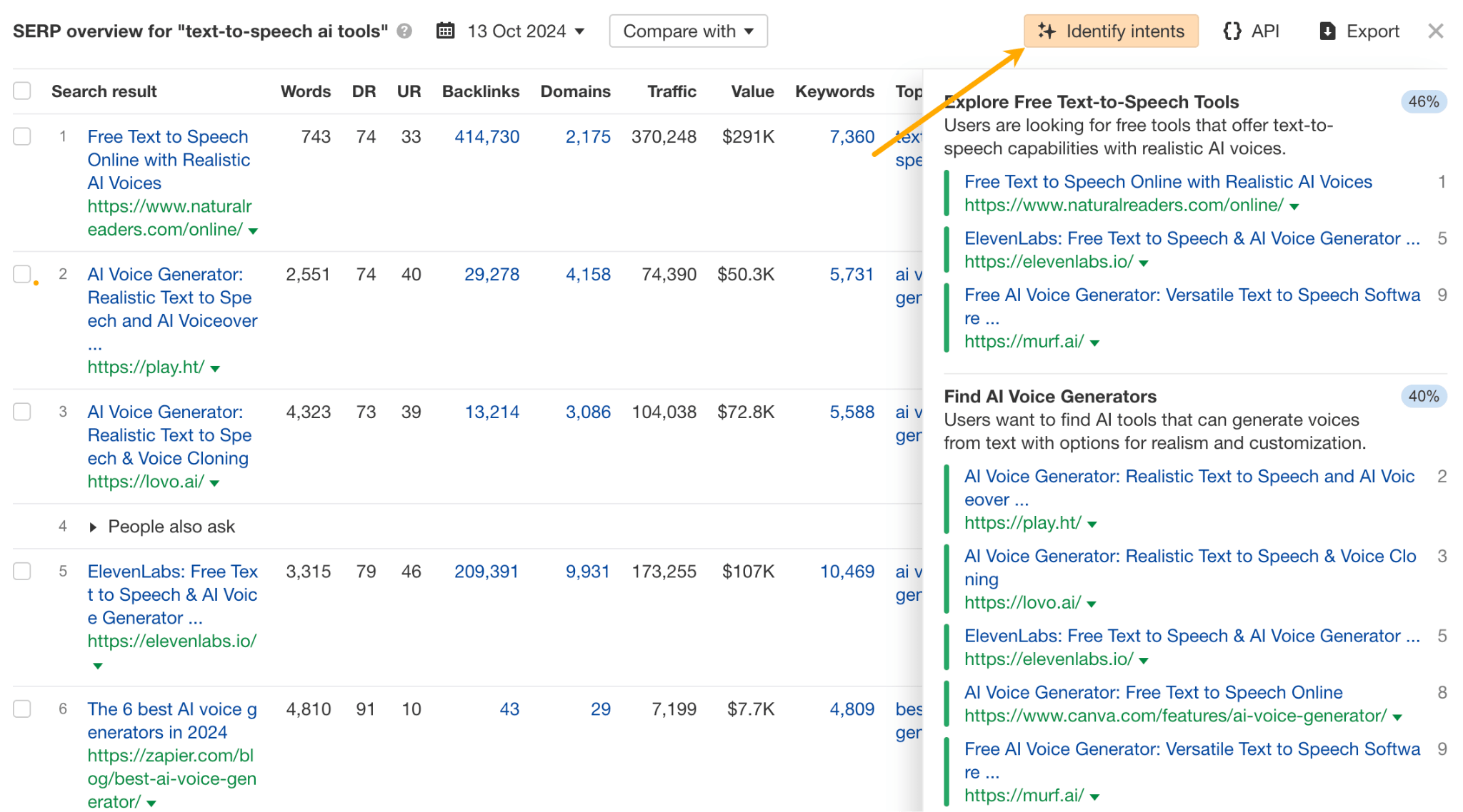 identify-intents-feature-in-keywords-explorer-1 How to Find Trending Keywords for SEO