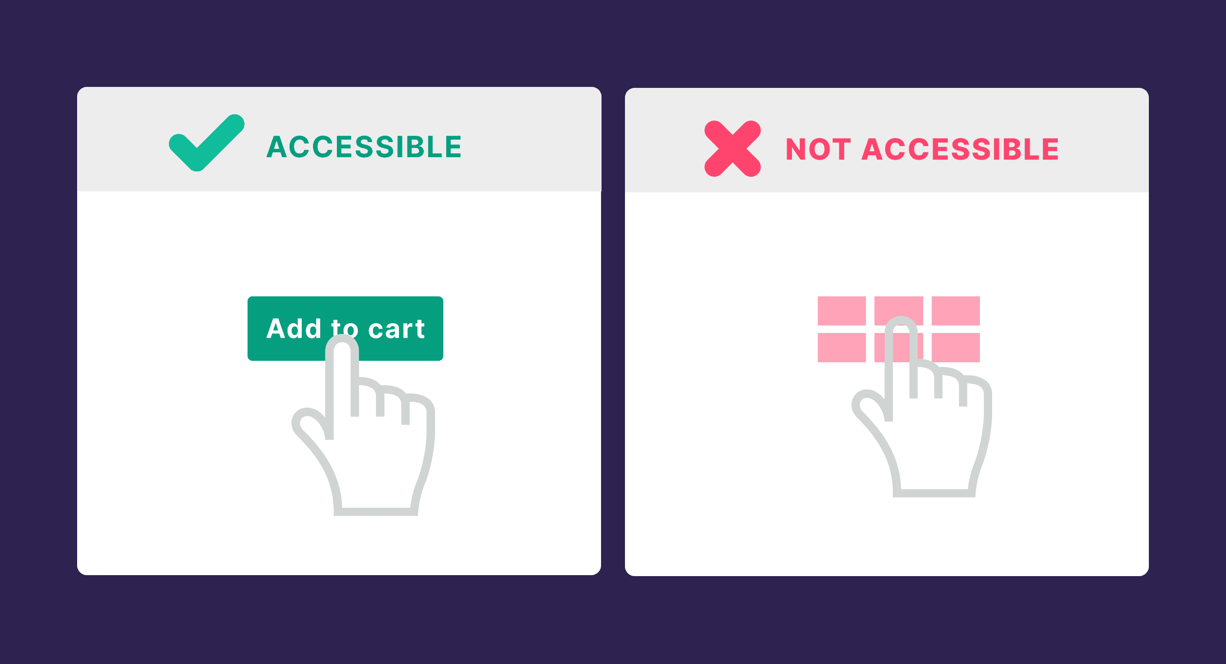 accessible-buttons Ecommerce Website Design: How to Create a Store That Sells