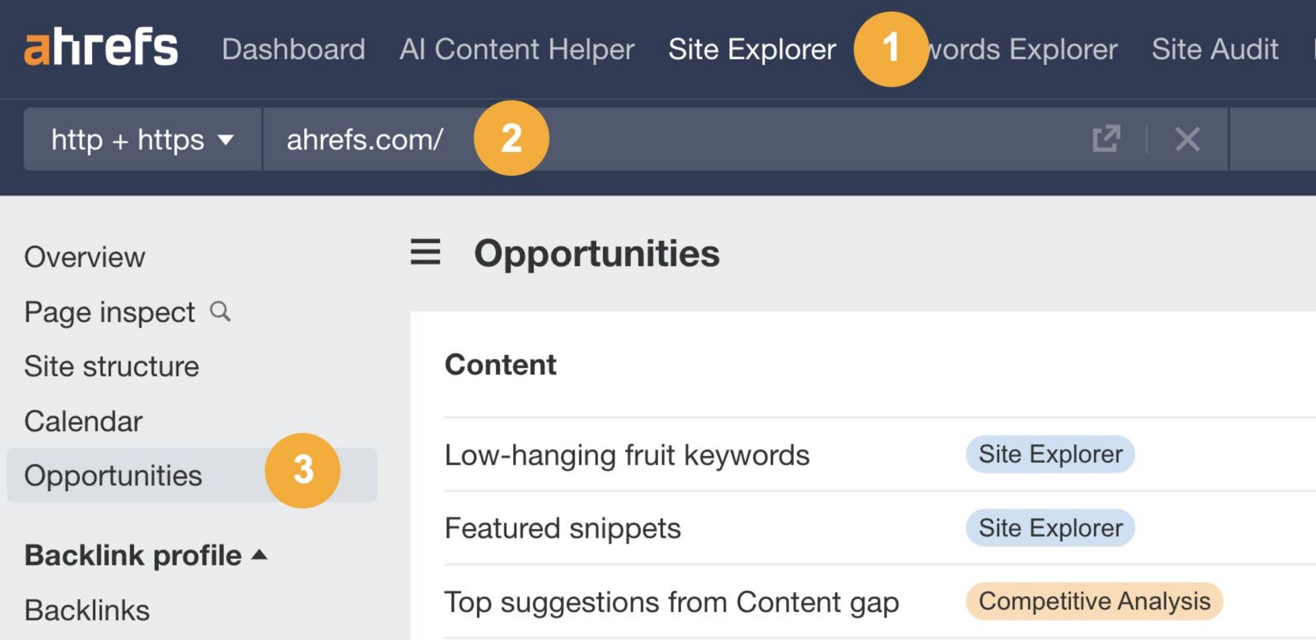 ahrefs-opportunities-report-in-site-explorer-1-1-scaled-1 12 Low-Hanging Fruit SEO Tactics You Can Implement Today